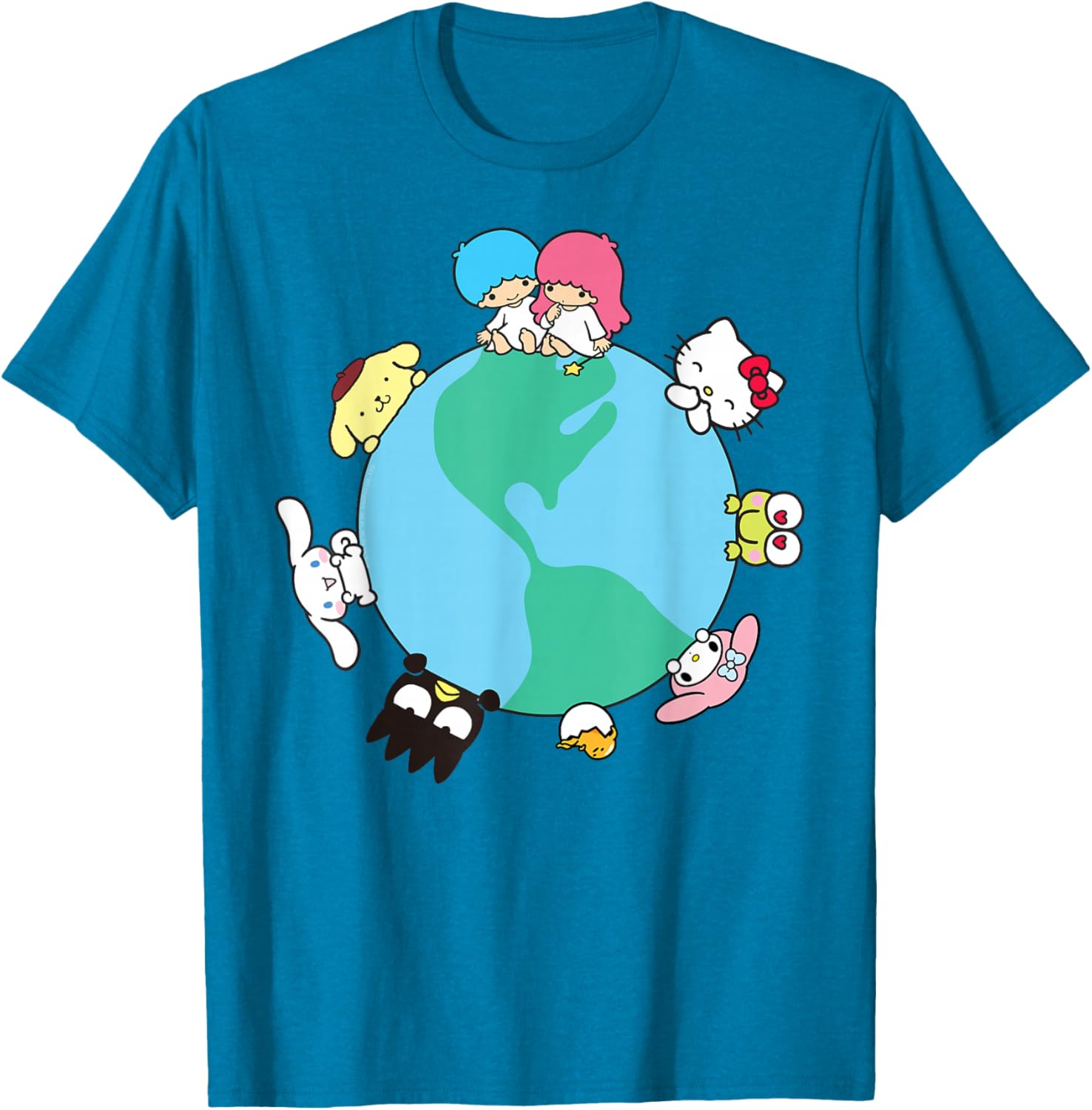 Hello Kitty and Friends Sanrio Earth T-Shirt for Fun and Fashion Lovers - 6
