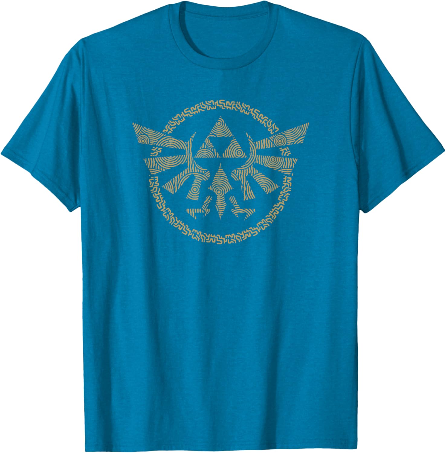 Legend of Zelda Tears of the Kingdom Hyrule Badge T-Shirt for Gamers - 1