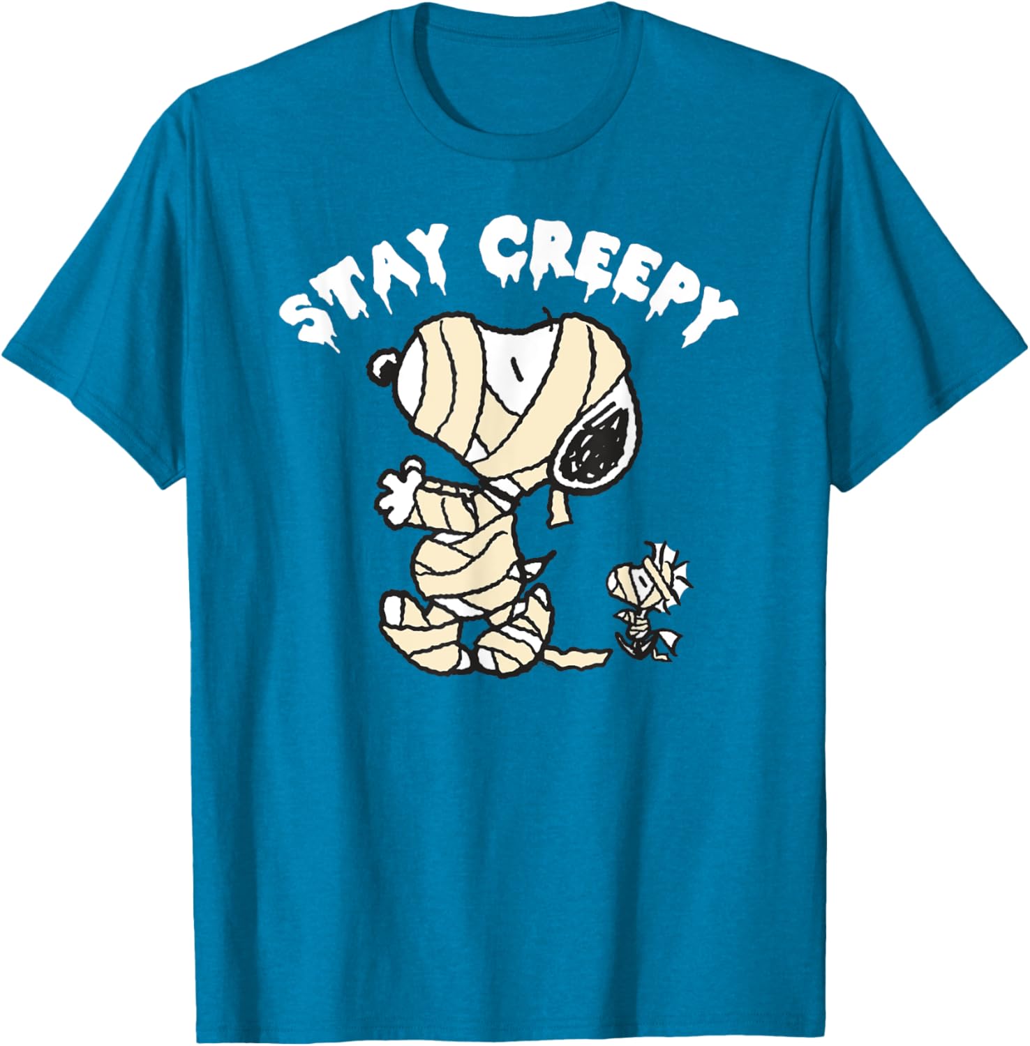 Peanuts Halloween Snoopy Stay Creepy T-Shirt for Fun Fall Fashion - 14