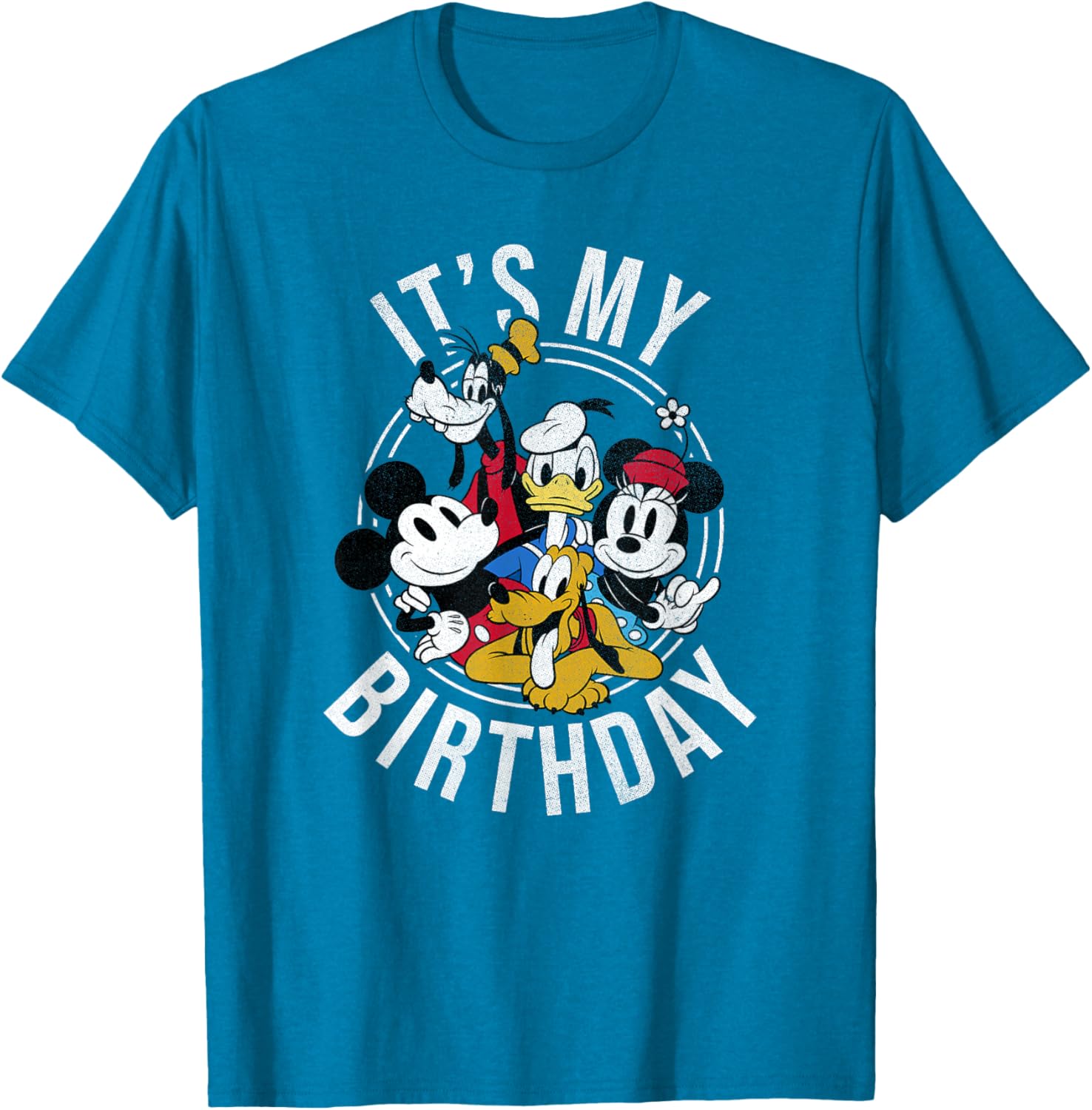Disney Mickey and Friends Birthday Group T-Shirt for Kids and Adults - 8