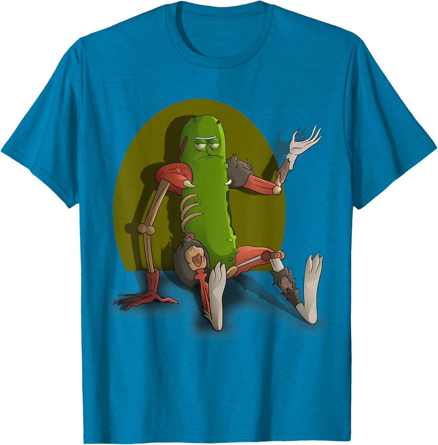 Mademark x Rick and Morty Pickle Rick Interview T-Shirt for Fans - 18