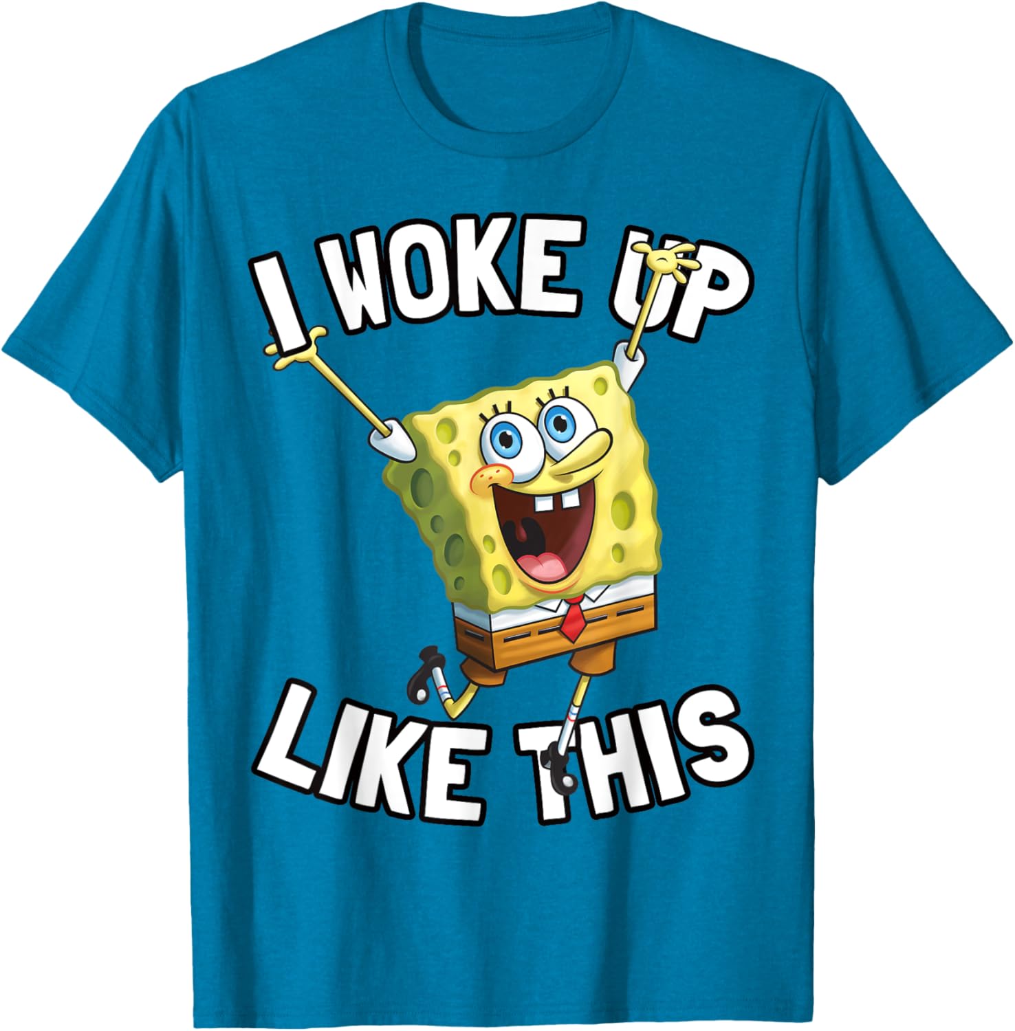 SpongeBob SquarePants I Woke Up Like This T-Shirt for Fun Fans - 10
