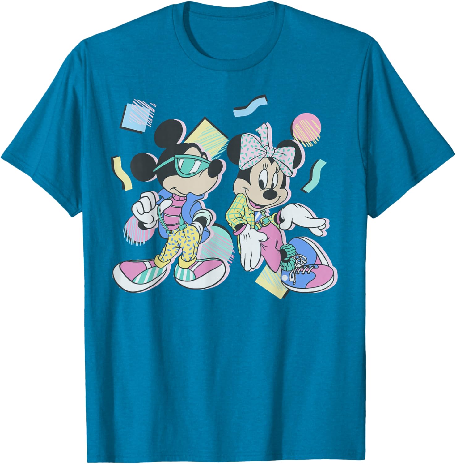 Disney Mickey and Minnie Retro 80s Style T-Shirt for Vintage Fans - 4