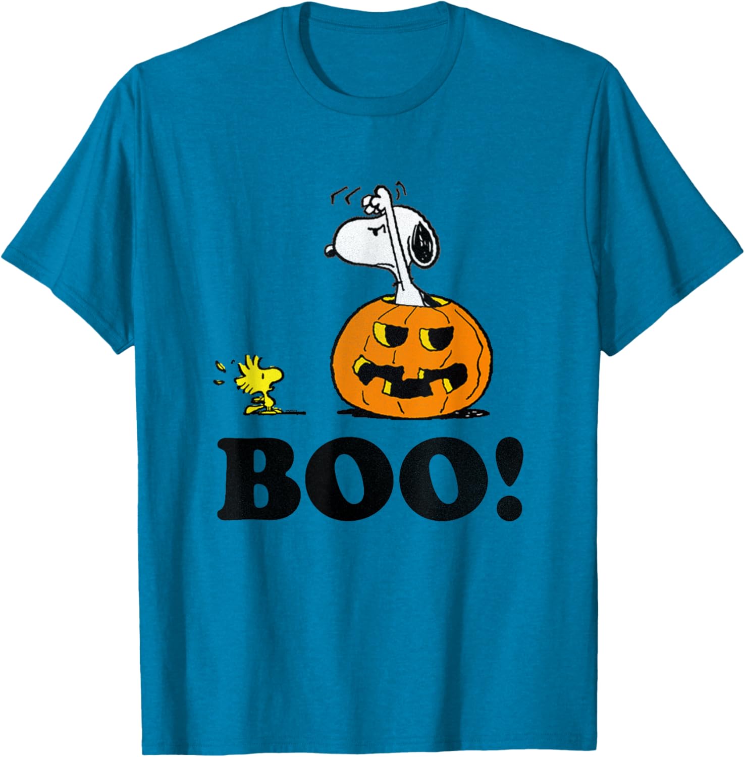 Peanuts Halloween Snoopy and Woodstock Boo T-Shirt for Kids and Adults - 7