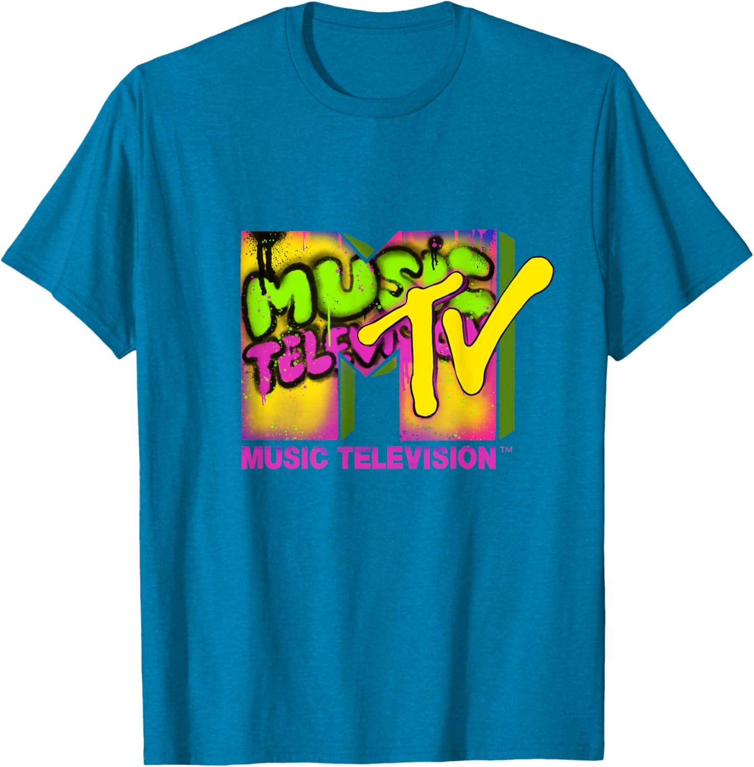 Mademark x MTV Official Logo Graffiti Tag T-Shirt for Music Lovers - 14