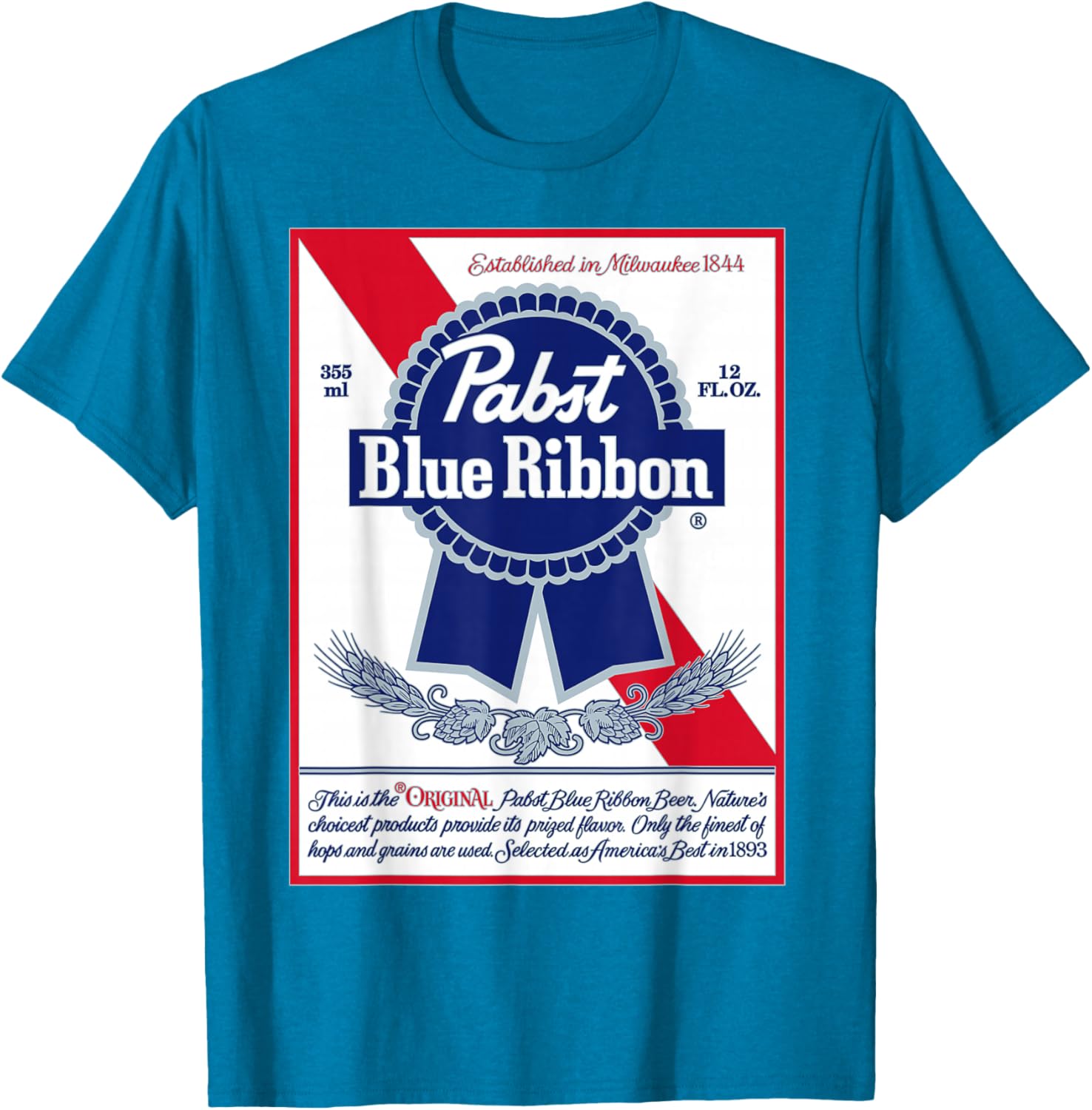 Pabst Vintage Blue Ribbon T-Shirt Stylish Fashion for Casual Wear - 4