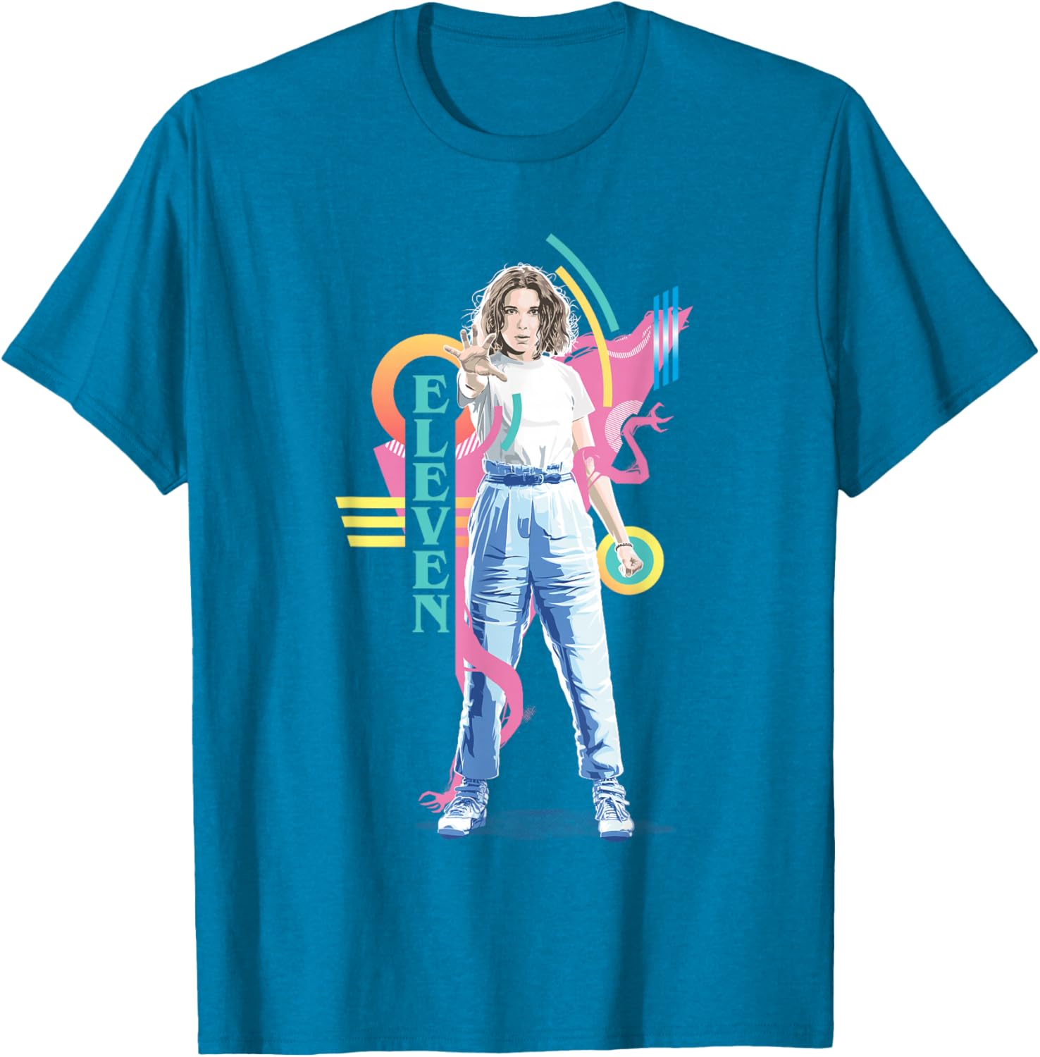 Stranger Things Eleven Retro 80s Icon T-Shirt for Fans and Collectors - 6
