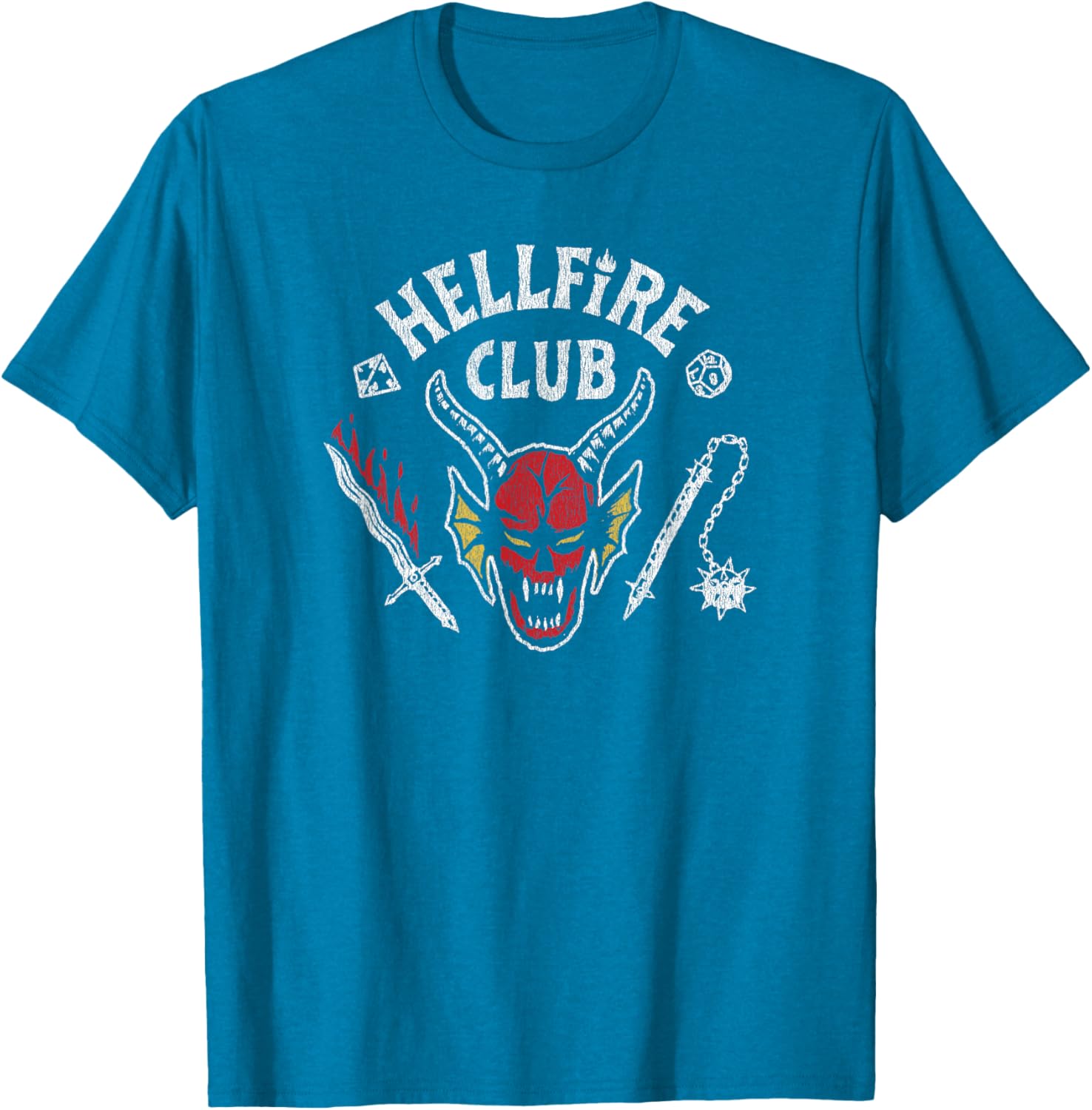 Stranger Things 4 Hellfire Club Skull T-Shirt for Fans and Collectors - 5