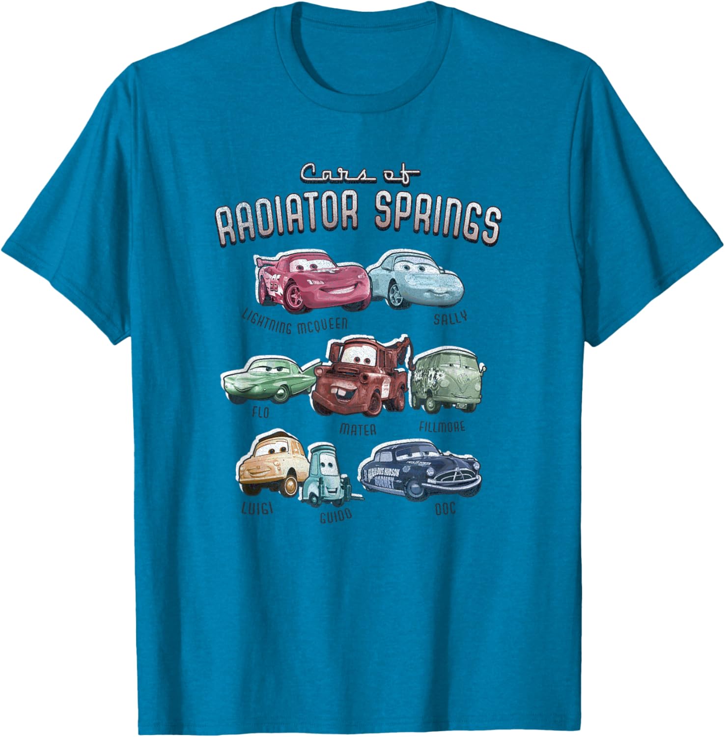 Disney Pixar Cars Radiator Springs T-Shirt for Fans of Lightning McQueen - 8