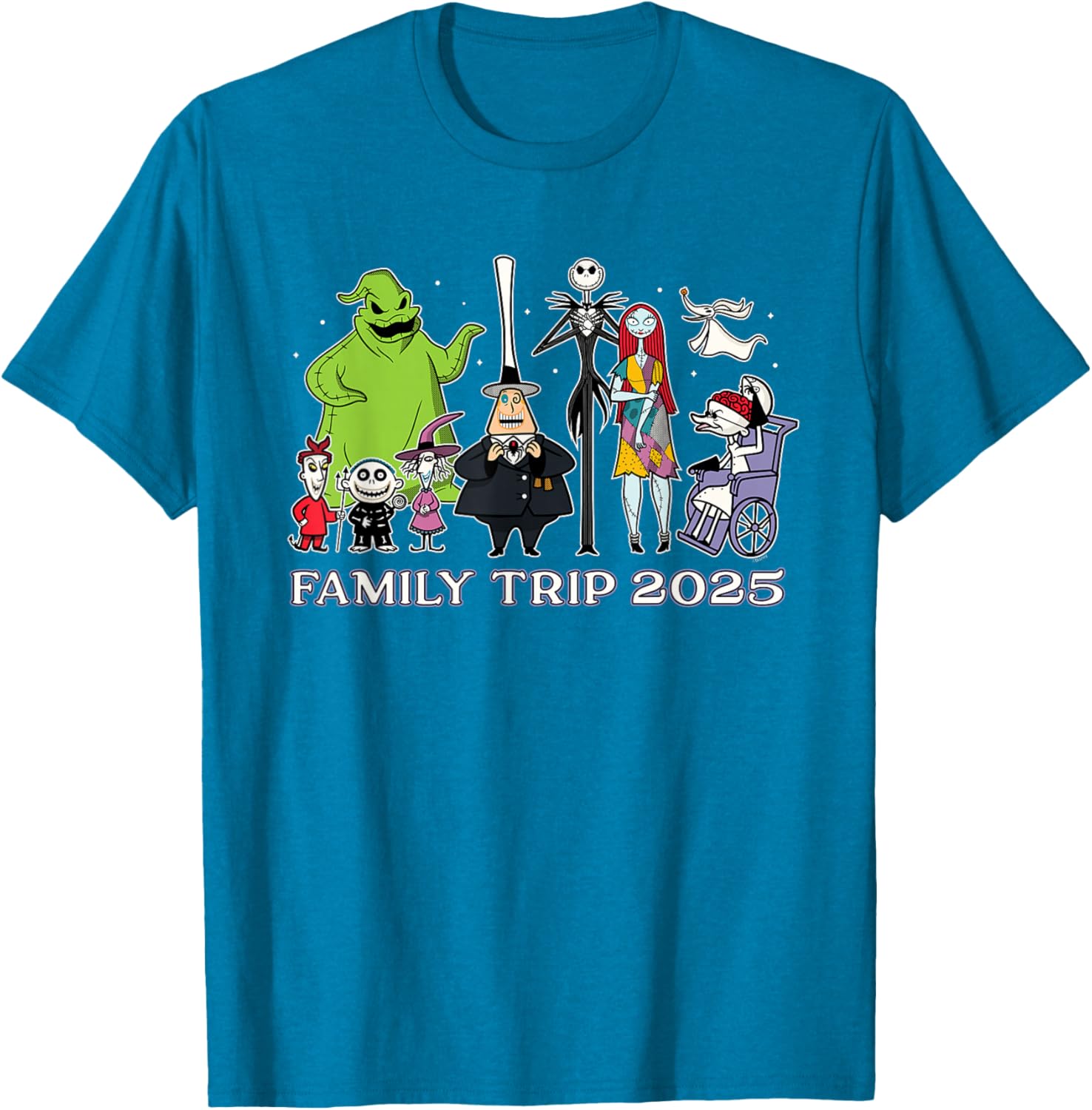 Disney The Nightmare Before Christmas Family Trip T-Shirt 2025 Fun Design - 28