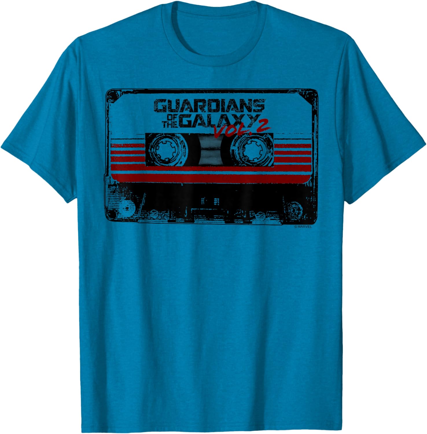 Marvel Guardians of the Galaxy Vol 2 Awesome Mix Tape Logo T-Shirt - 8