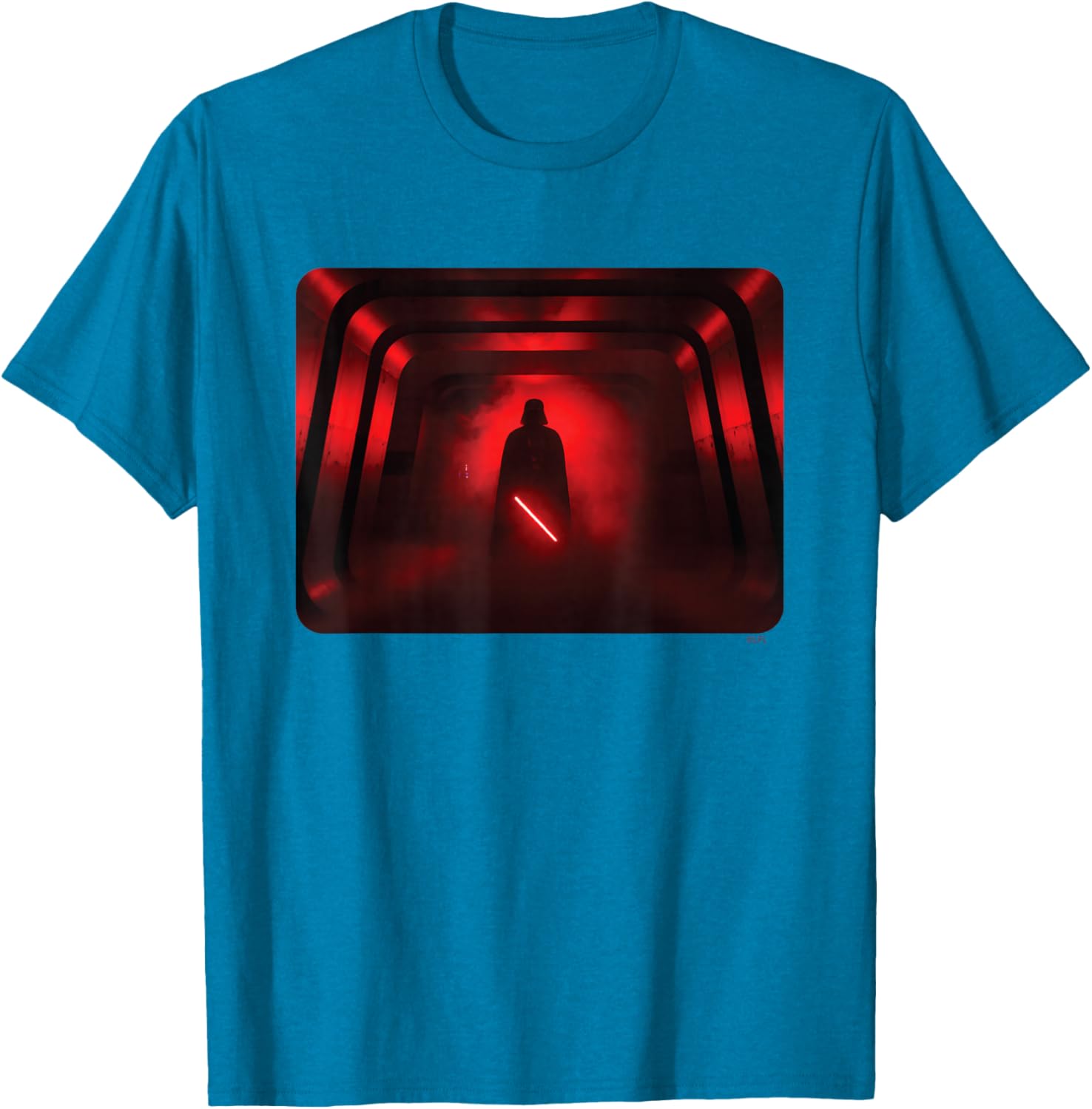 Darth Vader Red Lightsaber Shadow T-Shirt for Star Wars Fans - 3