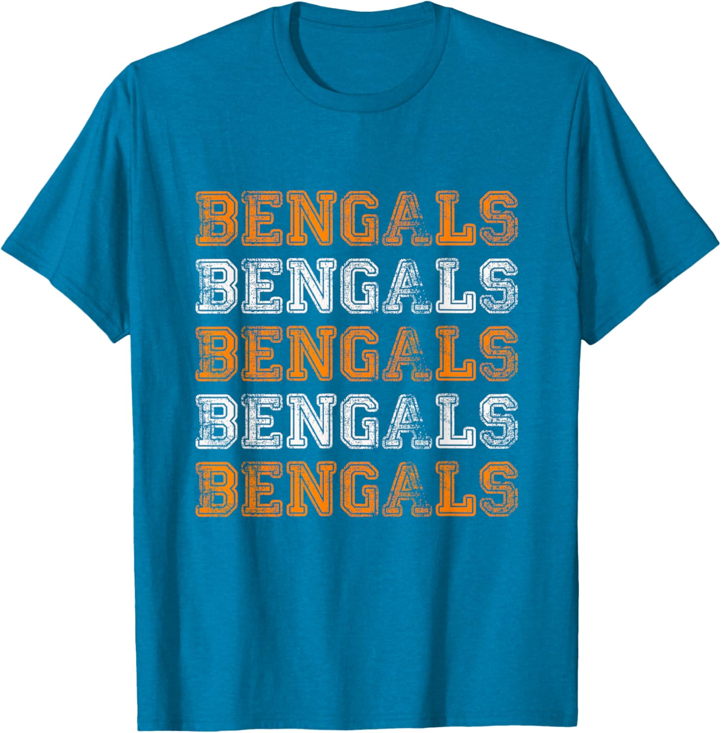 Vintage Retro Bengals T-Shirt for Trendy Sports Fans and Style Enthusiasts - 6