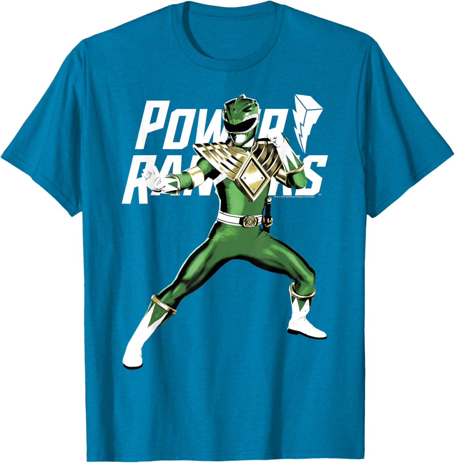 Power Rangers Green Ranger Karate Action Pose T-Shirt for Fans - 10