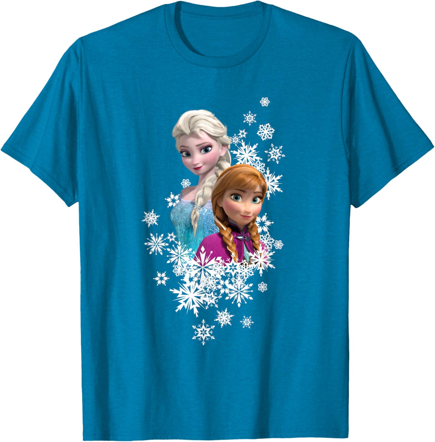 Disney Frozen Anna and Elsa Snowflakes T-Shirt for Kids and Fans - 20