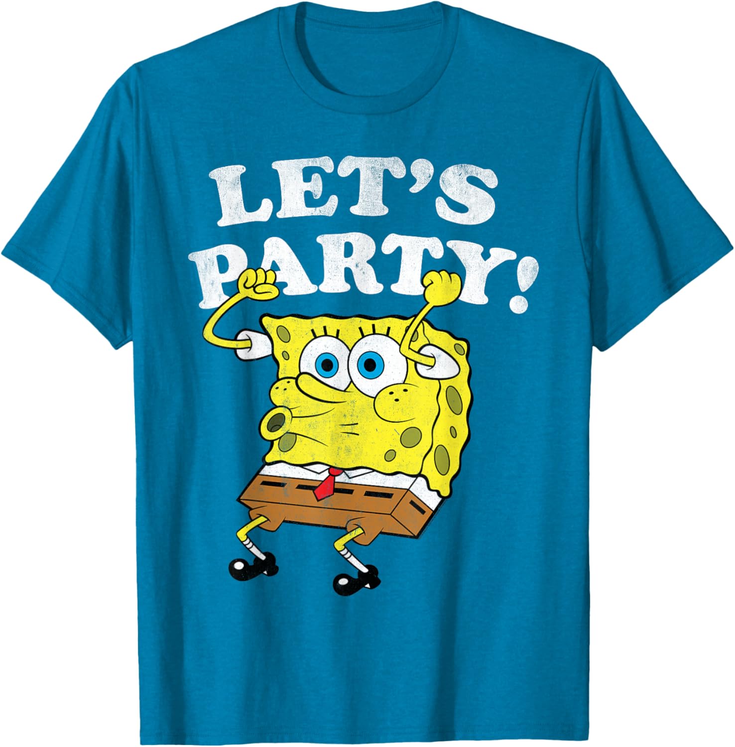 SpongeBob SquarePants Let's Party T-Shirt for Fun Kids Apparel - 10