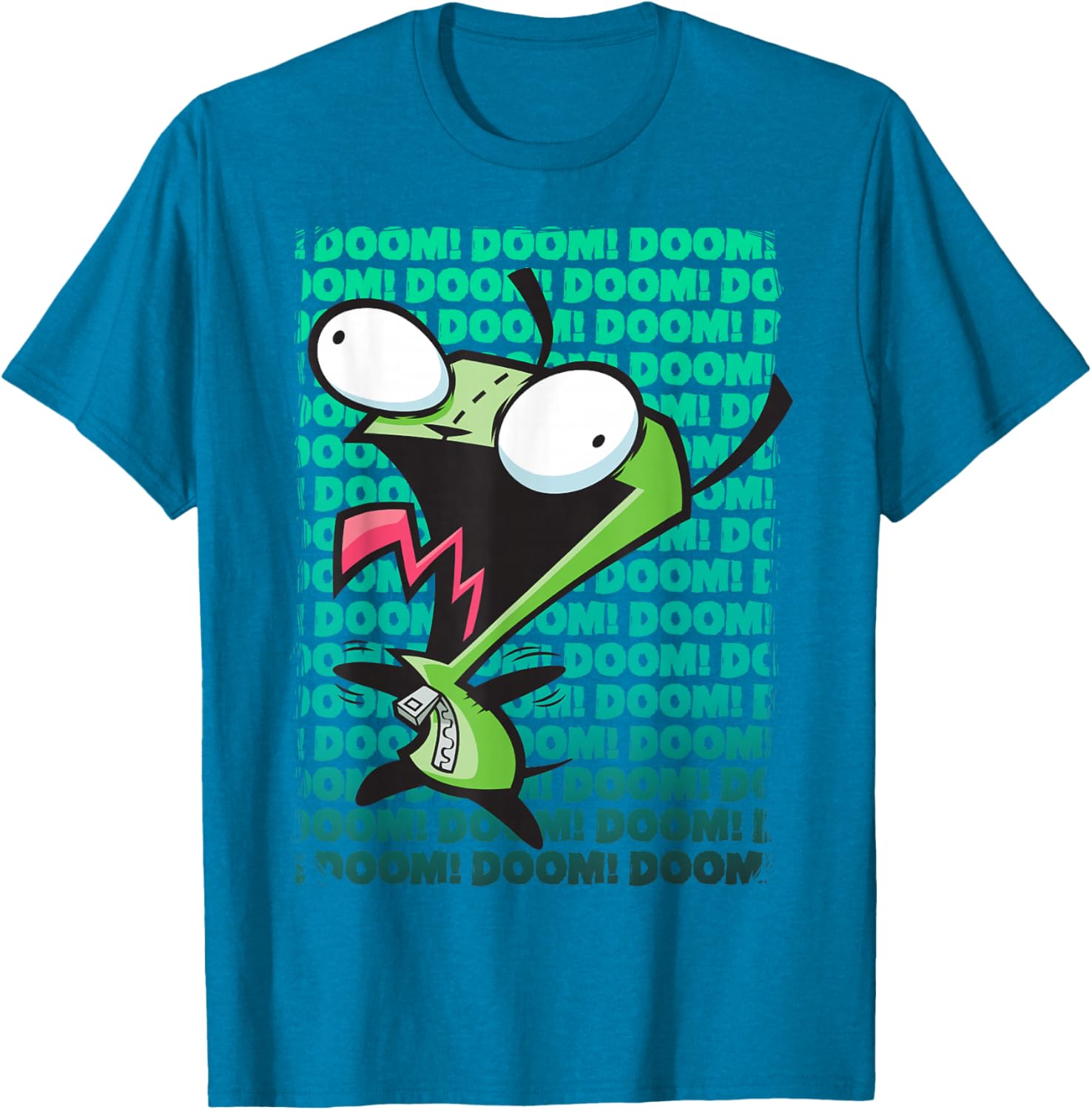 Nickelodeon Invader Zim GIR Impending DOOM Song T-Shirt for Fans - 4