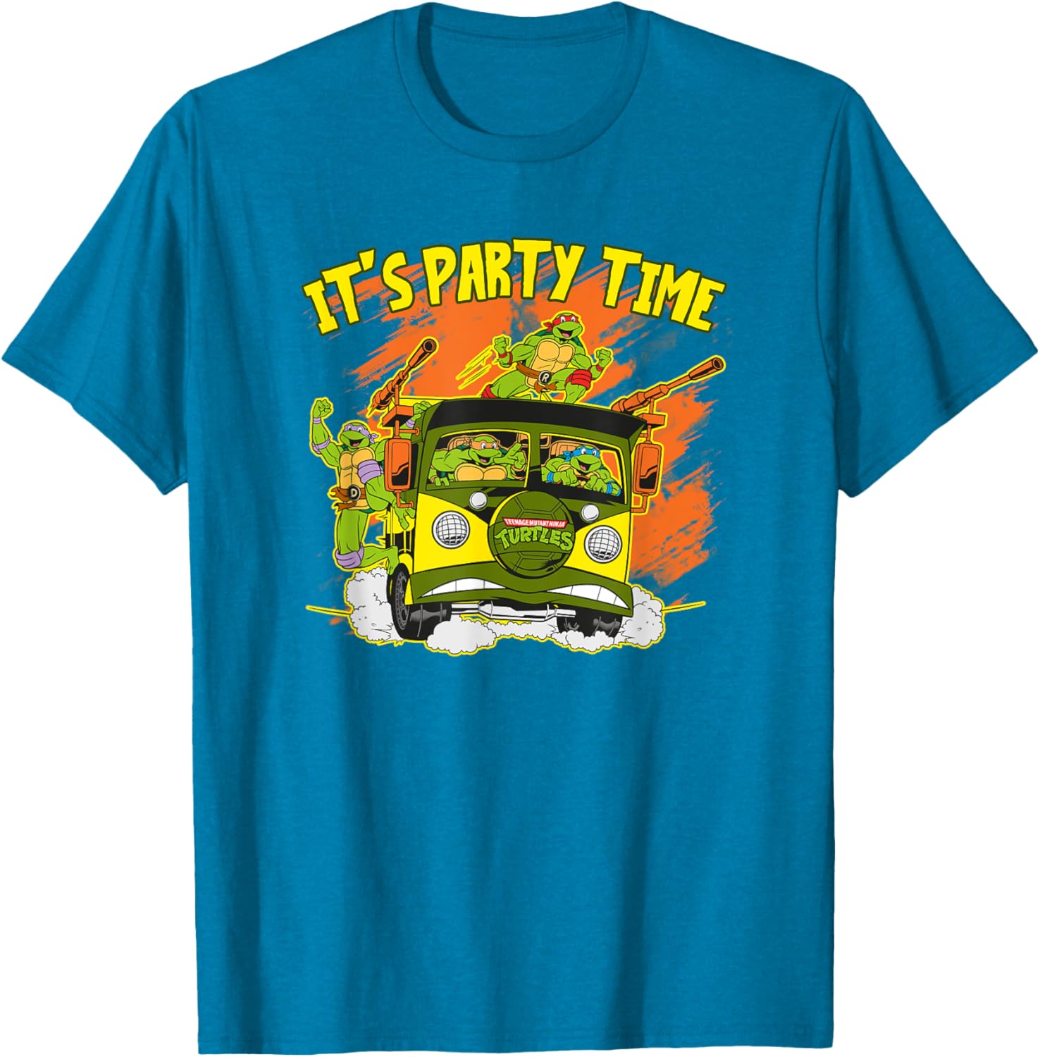 Mademark Teenage Mutant Ninja Turtles Party Time T-Shirt for Kids - 14