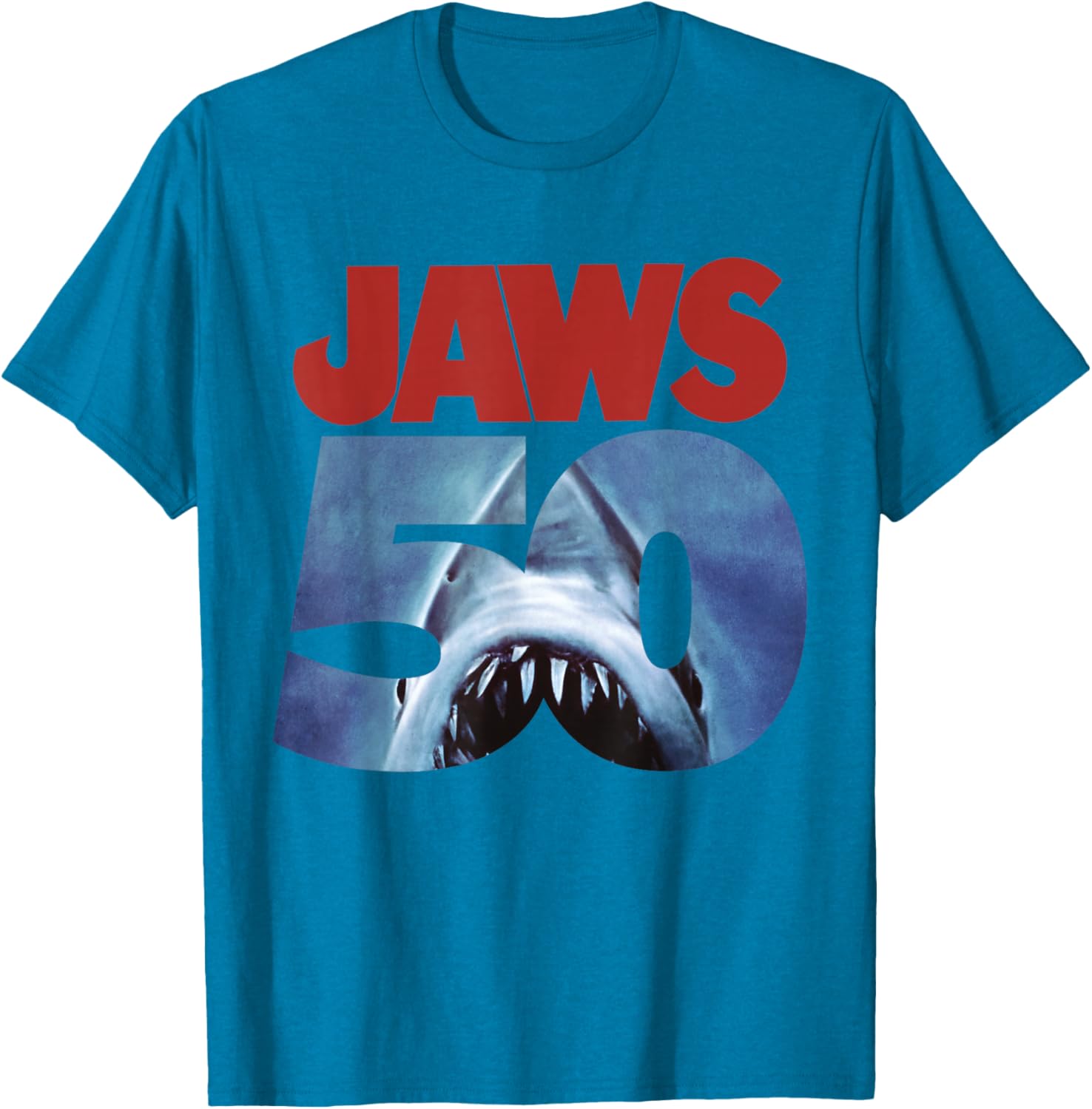 Jaws 50th Anniversary Front and Back T-Shirt for Movie Fans and Collectors - 23
