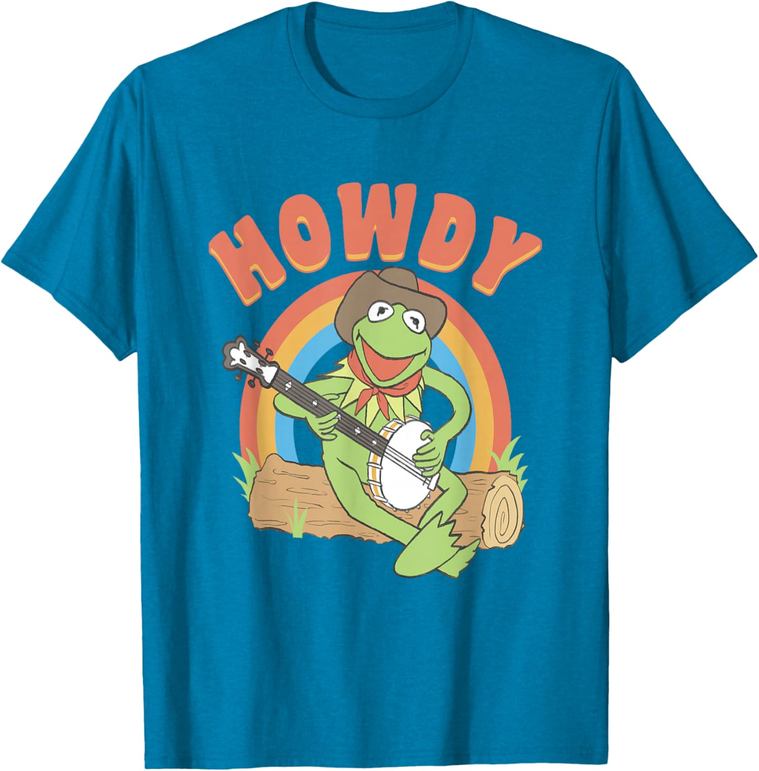 Disney The Muppets Kermit Retro Logo T-Shirt for Fun and Style - 6