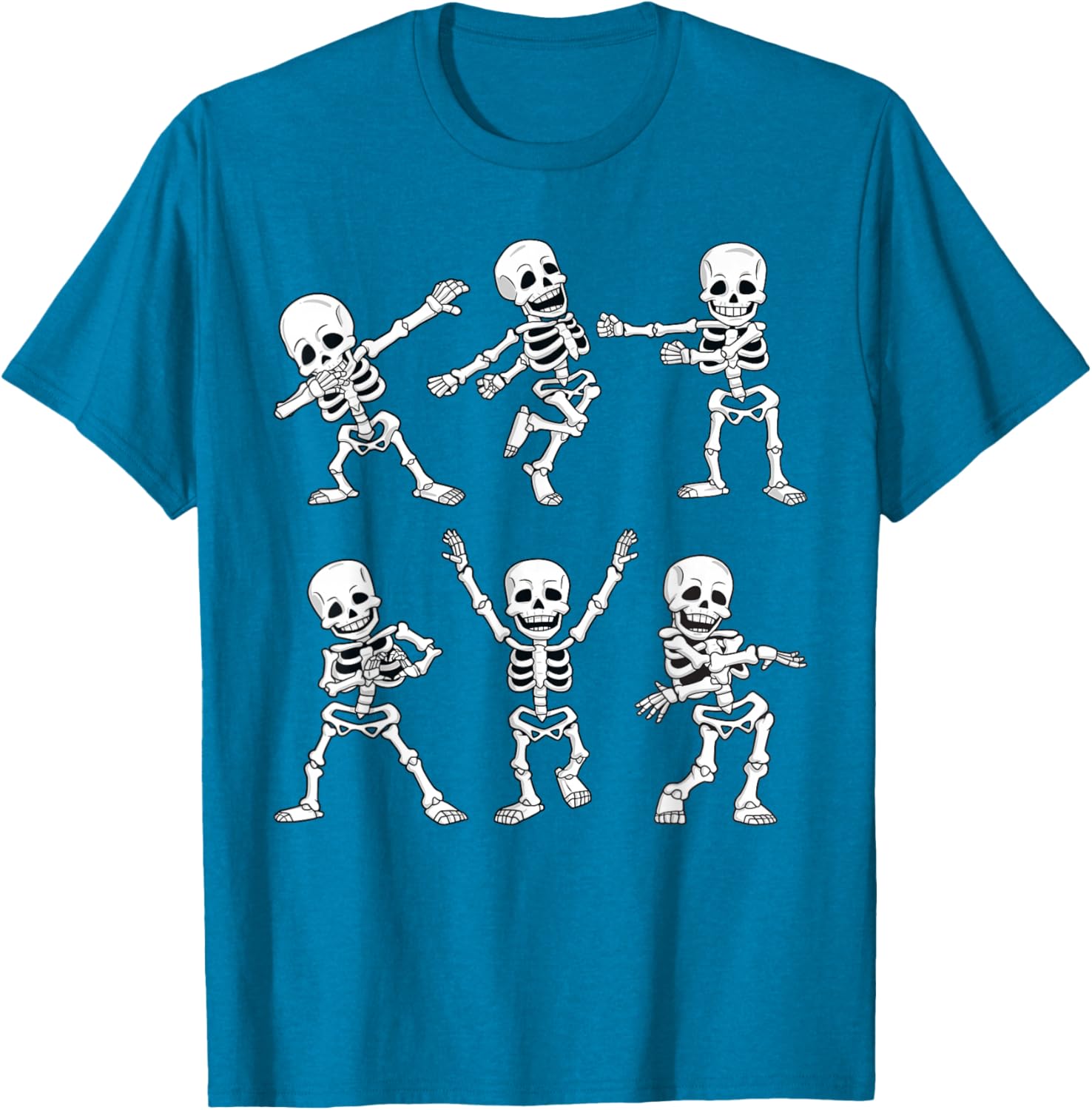 Dancing Skeletons Halloween T-Shirt for Boys and Girls Fun Dance Challenge - 6