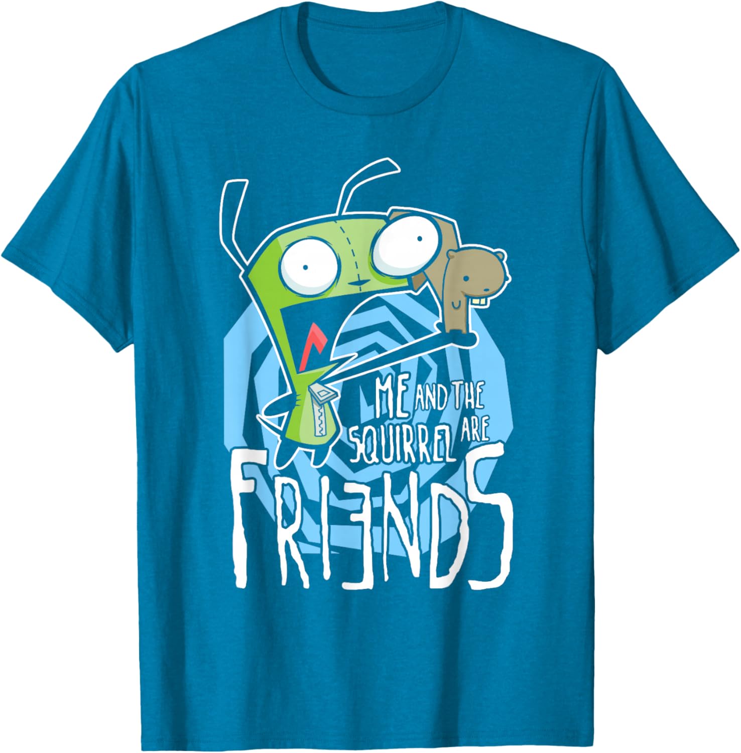 Invader Zim G.I.R Funny Logo T-Shirt with Squirrel Design for Fans - 11