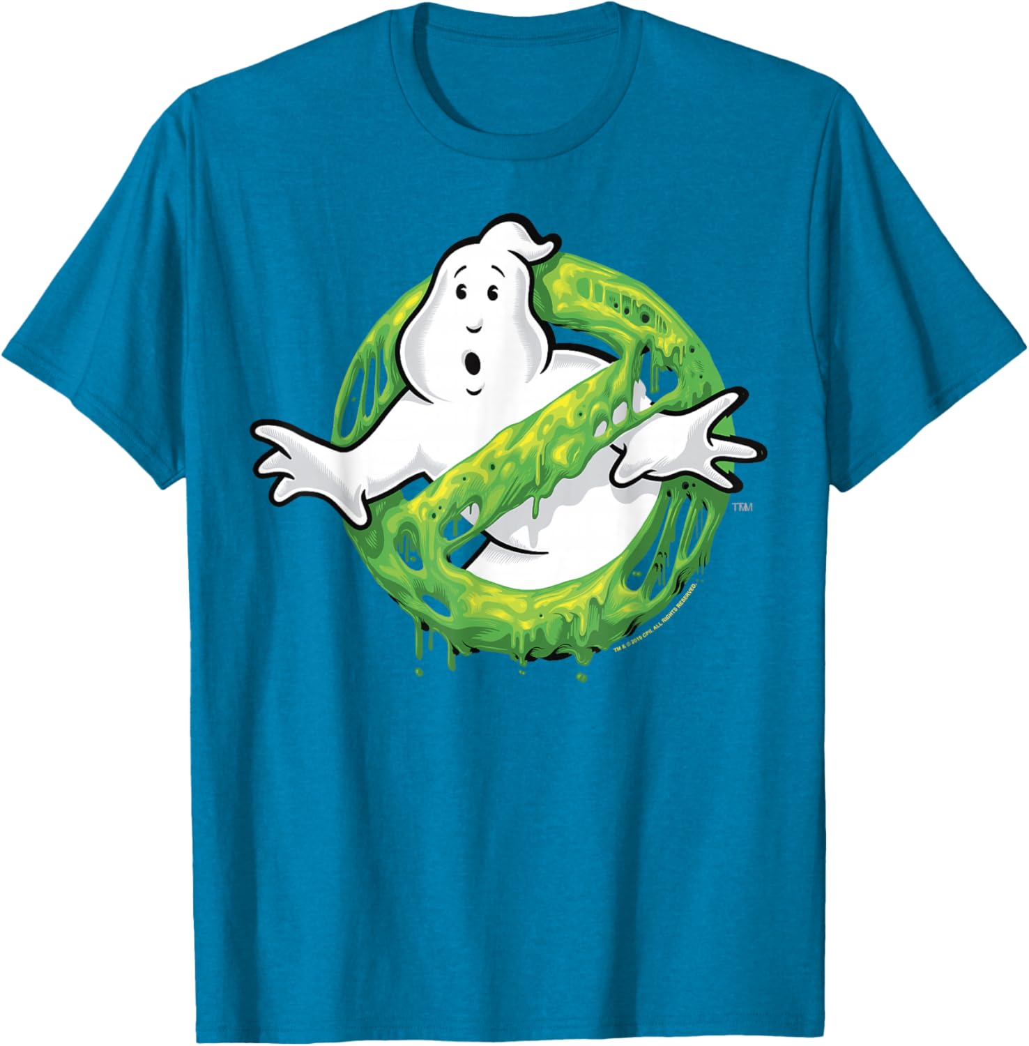 Ghostbusters Classic Slime Ghost Logo Graphic T-Shirt for Fans - 5