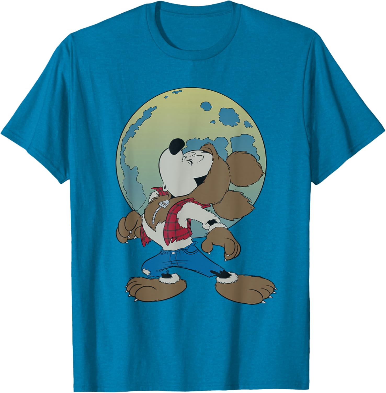 Mickey Mouse Werewolf Halloween Costume T-Shirt for Fun Celebrations - 18