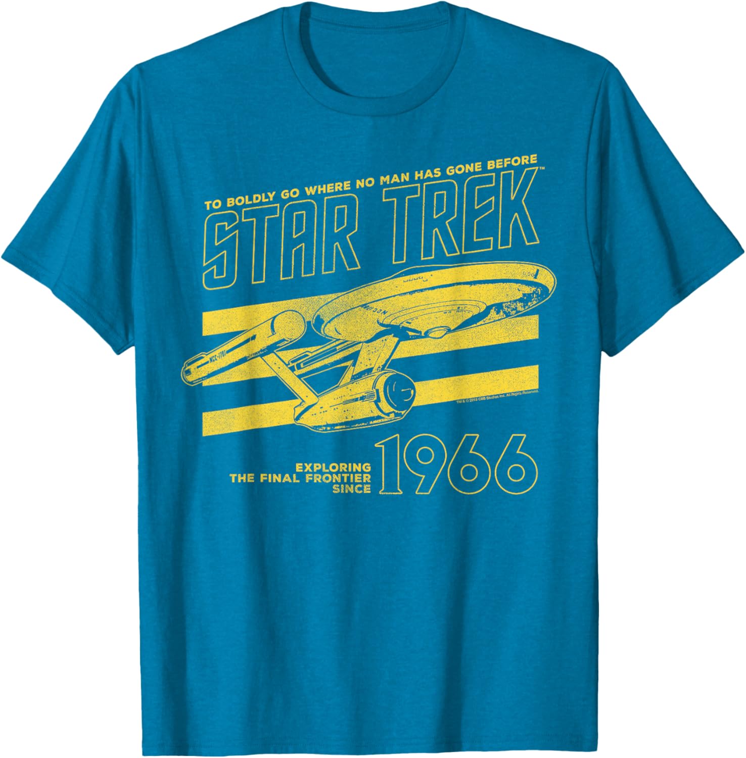 Star Trek Original Series Enterprise 66 Collegiate T-Shirt for Fans - 7