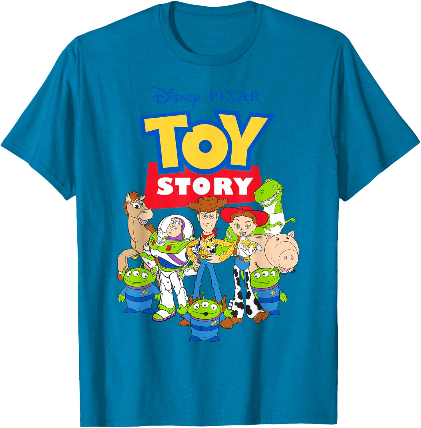 Disney Pixar Toy Story Buzz Woody Jessie Graphic Tee for Fans - 1