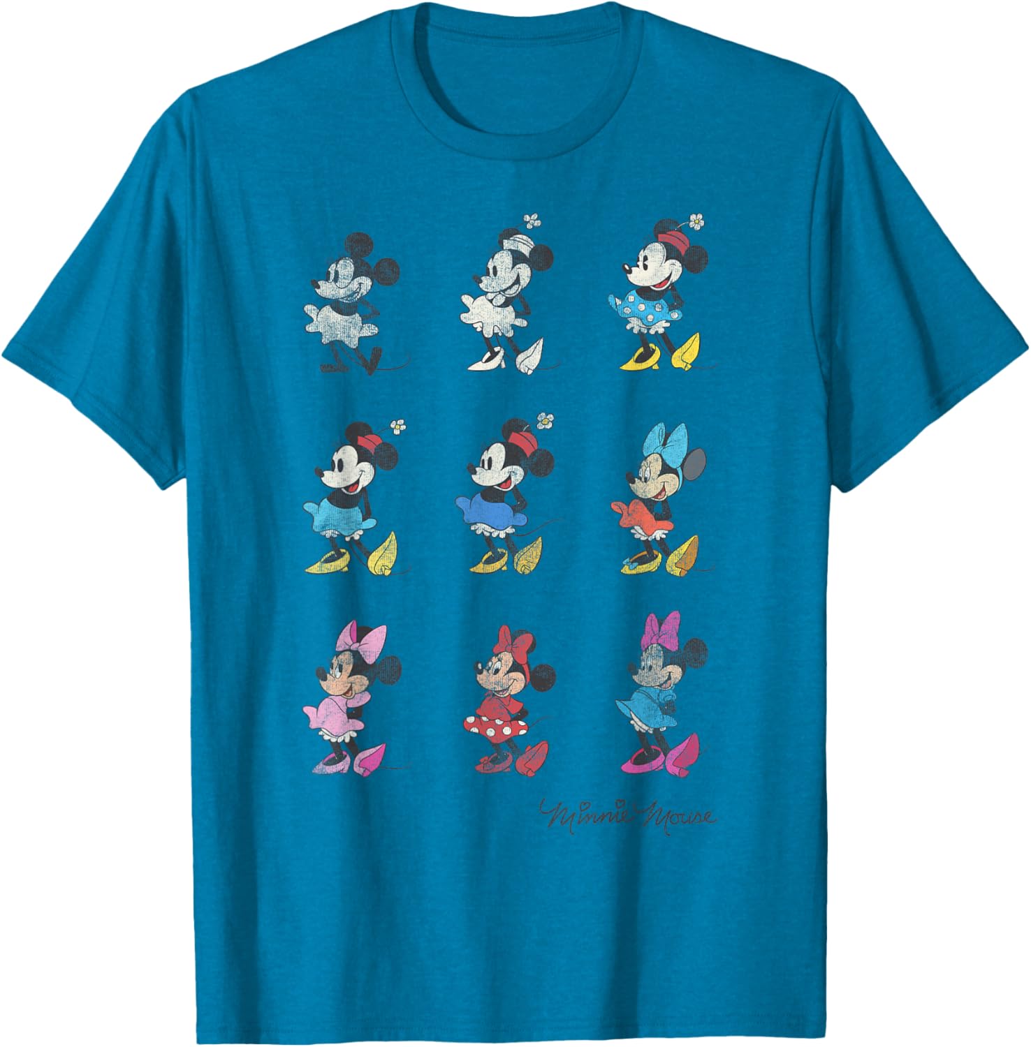 Disney Mickey And Friends Minnie Mouse Vintage T-Shirt for Kids - 7