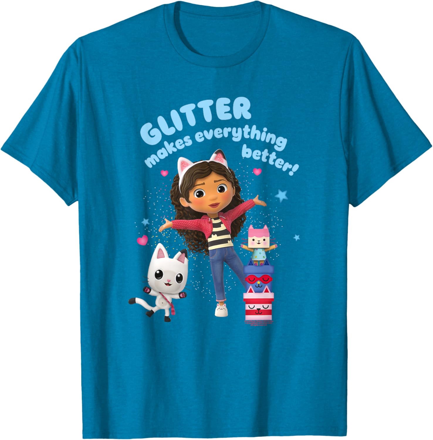 Gabby's Dollhouse Glitter Makes Everything Better T-Shirt for Kids - 3