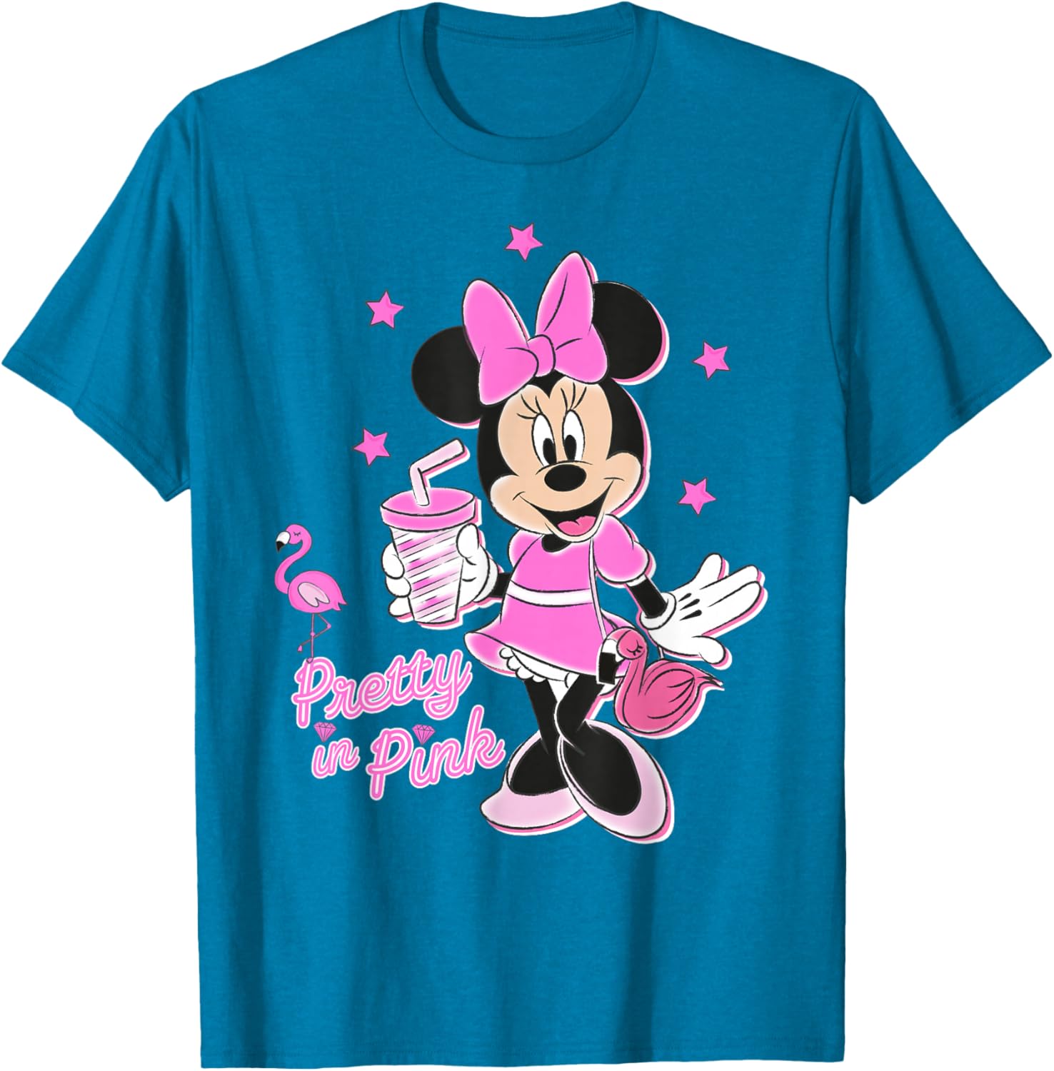Disney Minnie Mouse Pretty in Pink T-Shirt for Stylish Kids and Adults - 3