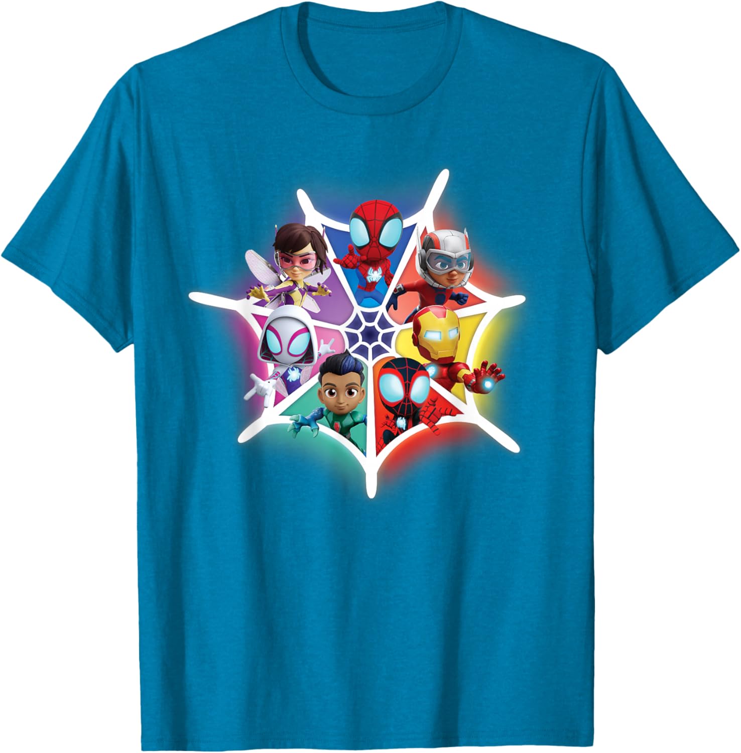 Marvel Spidey and Friends Avengers Team-Up T-Shirt for Kids and Adults - 11