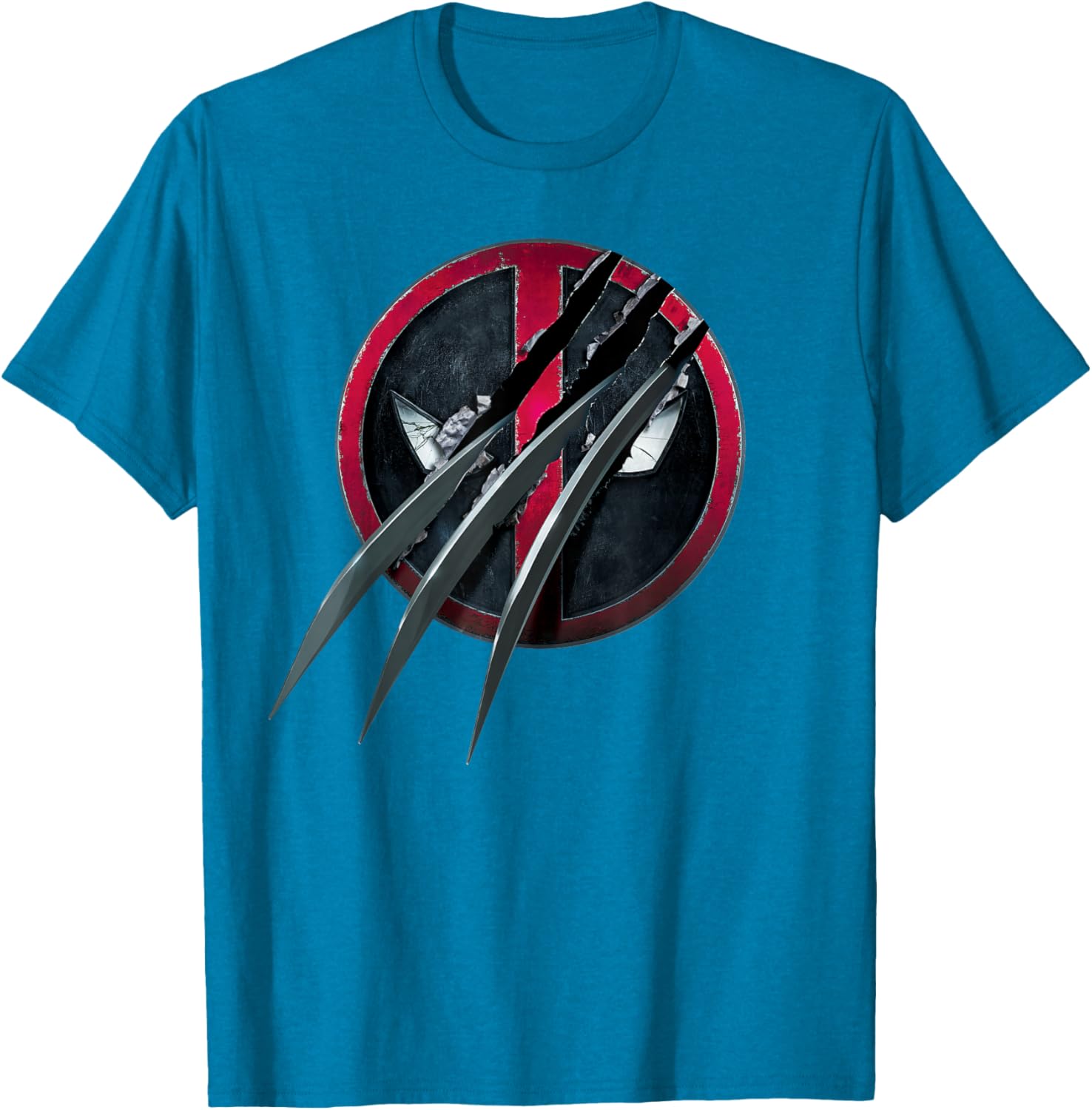 Deadpool and Wolverine Icon T-Shirt with Claws for Marvel Fans - 17