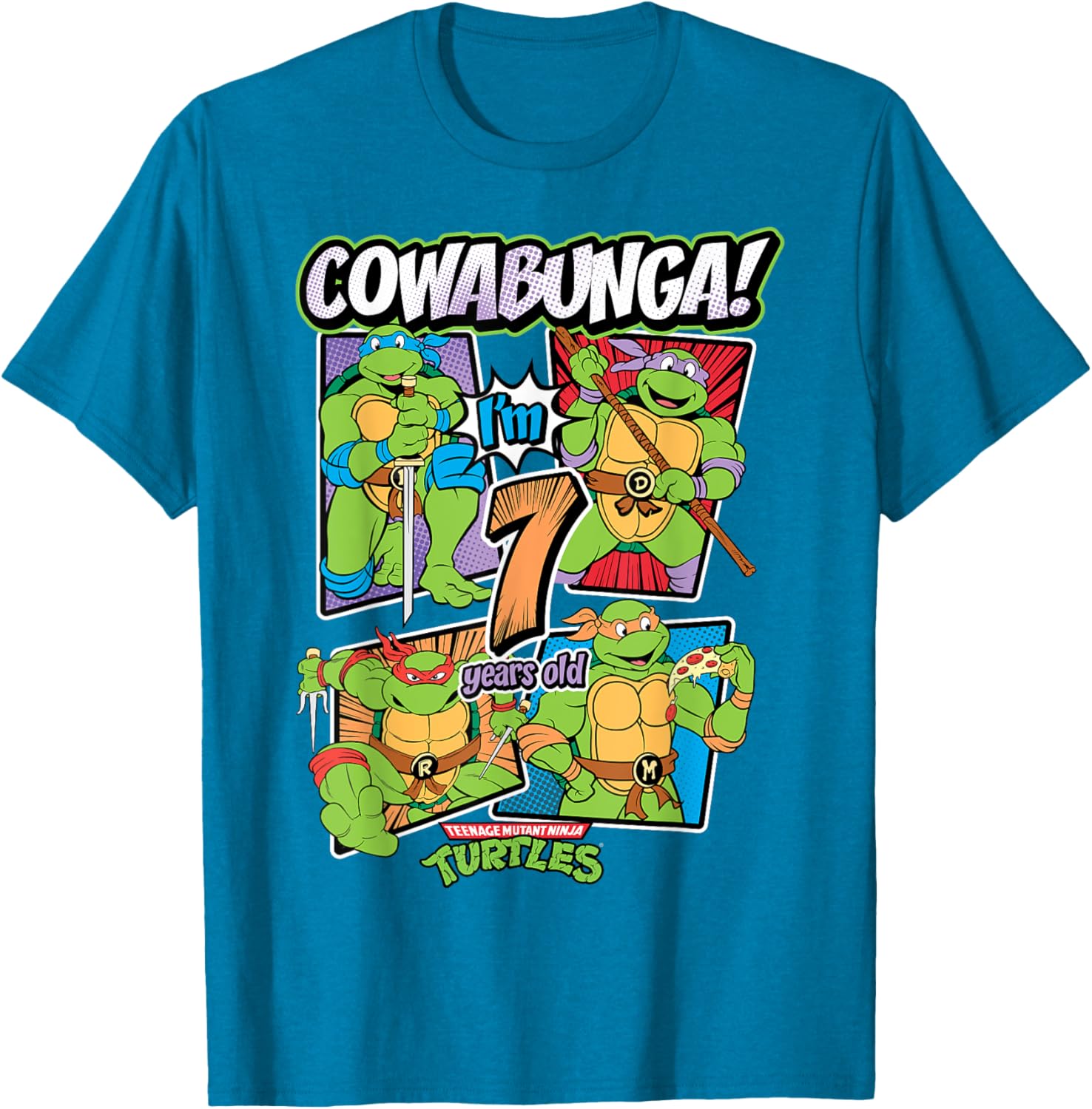 Mademark Teenage Mutant Ninja Turtles T-Shirt for Kids Age 7 Cute Design - 3