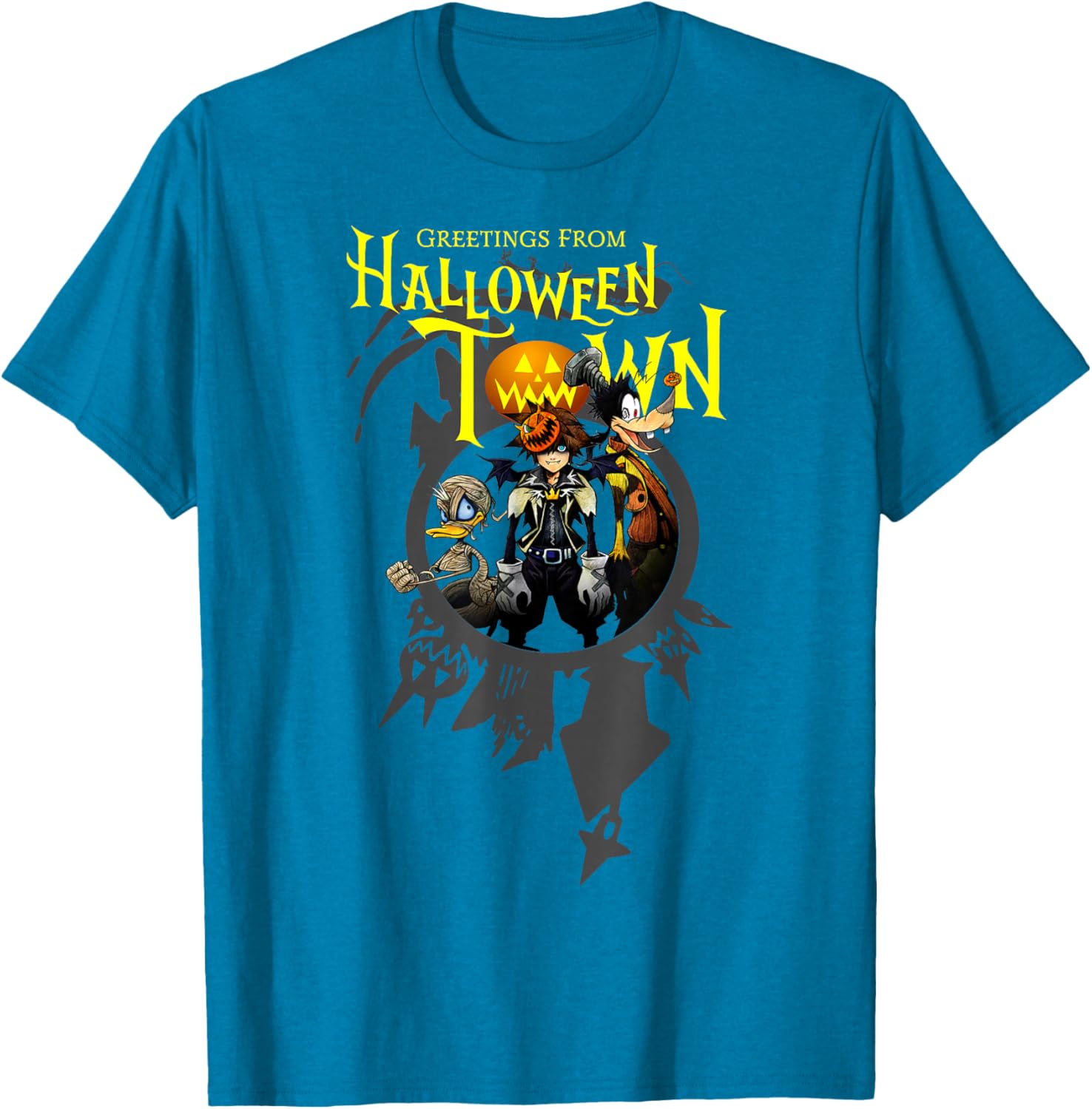 Disney Kingdom Hearts Halloween Town T-Shirt Perfect for Fans and Collectors - 5