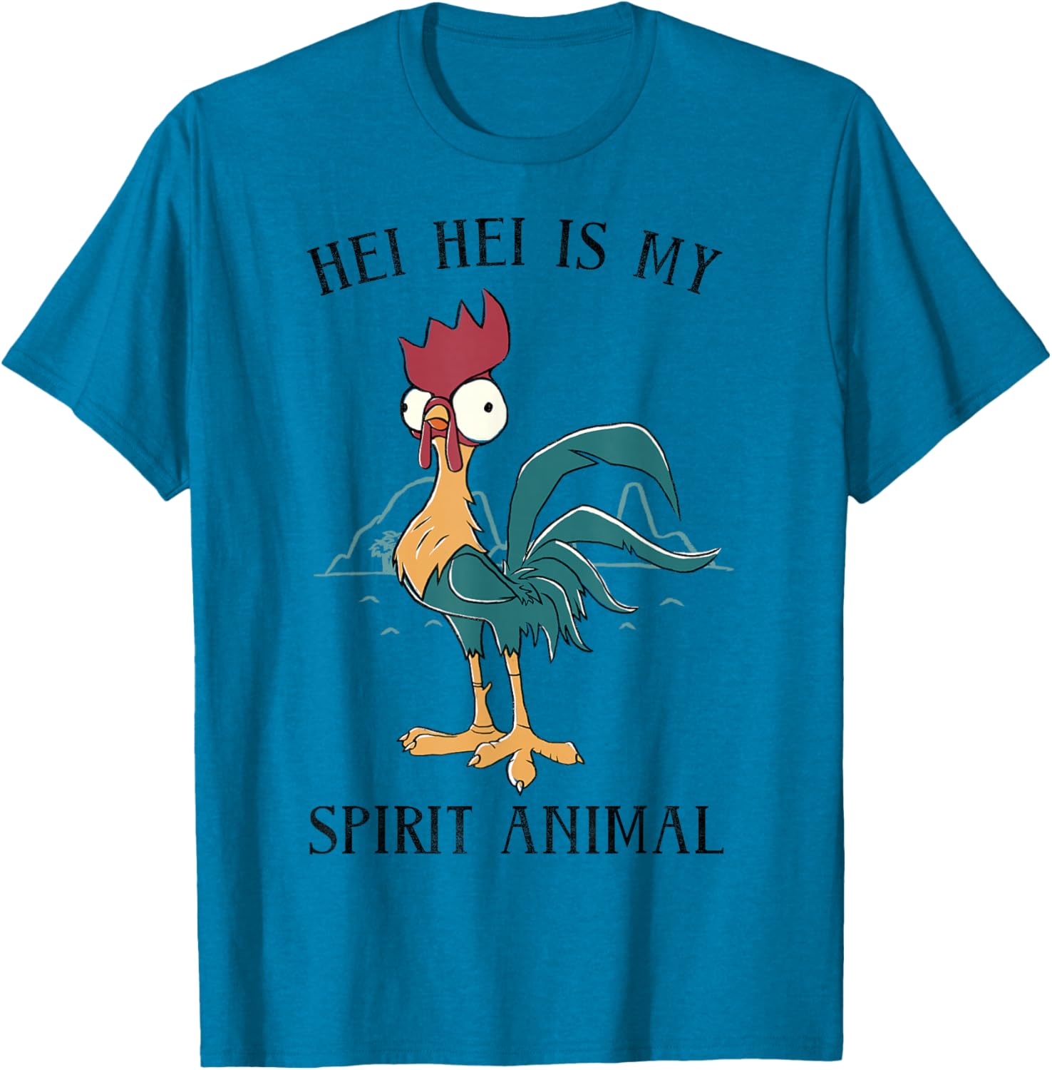 Disney Moana Hei Hei Is My Spirit Animal Portrait T-Shirt for Fans - 1