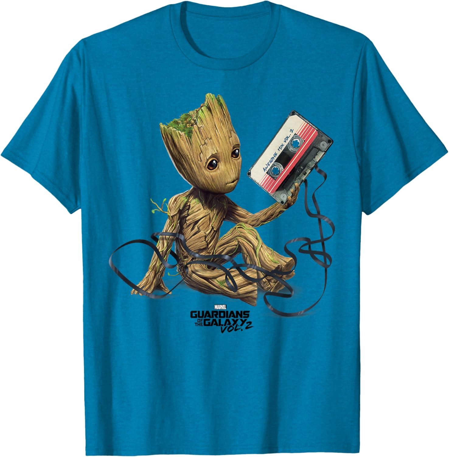 Groot Portrait T-Shirt from Guardians of the Galaxy Vol. 2 - Fun Apparel - 7