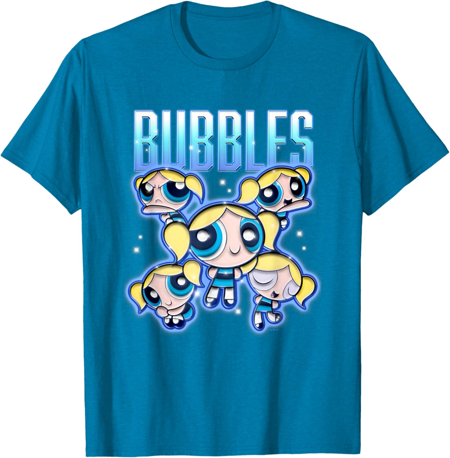 Powerpuff Girls Bubbles Multi Pose T-Shirt for Fun and Stylish Outfits - 6