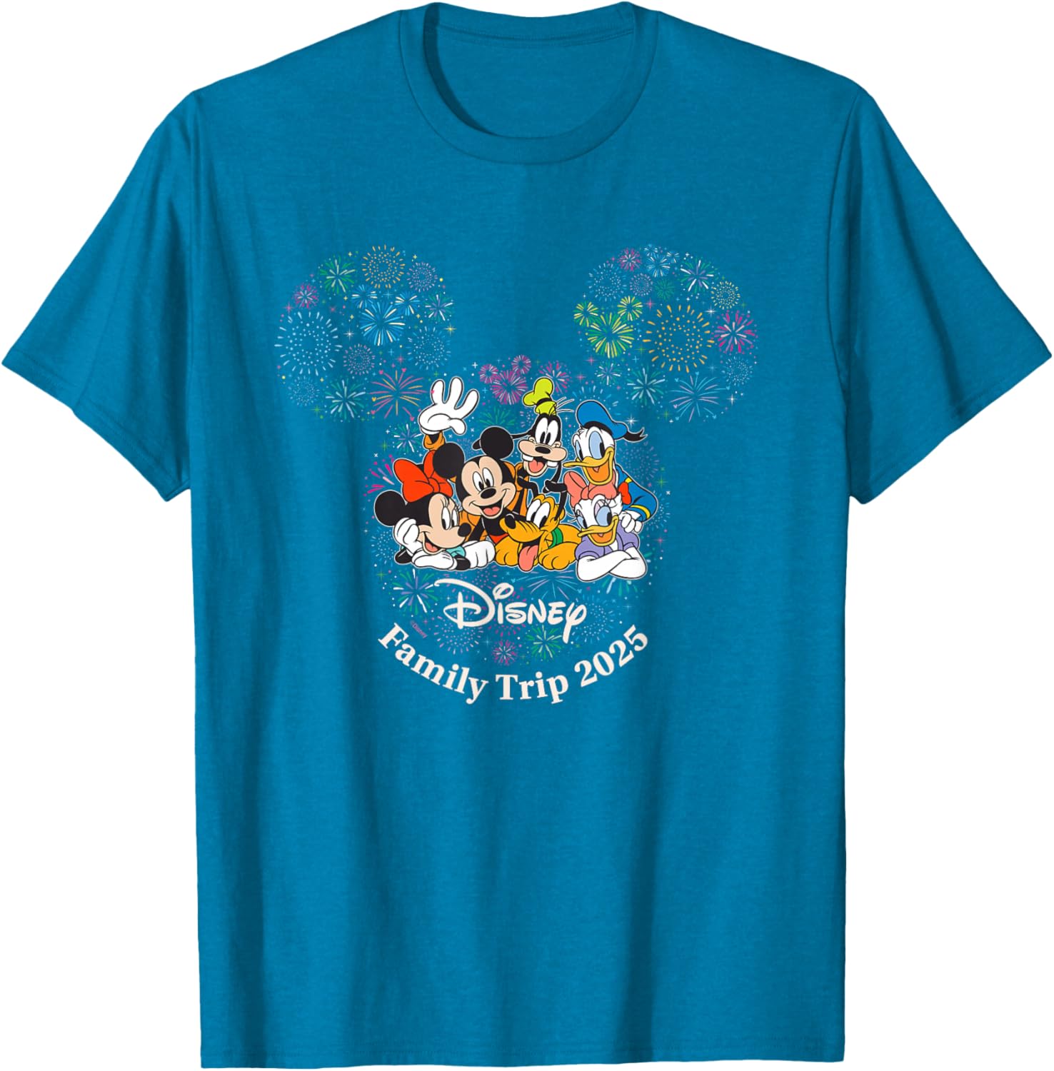 Disney Mickey & Friends Fireworks Vacation Family T-Shirt 2025 - 5