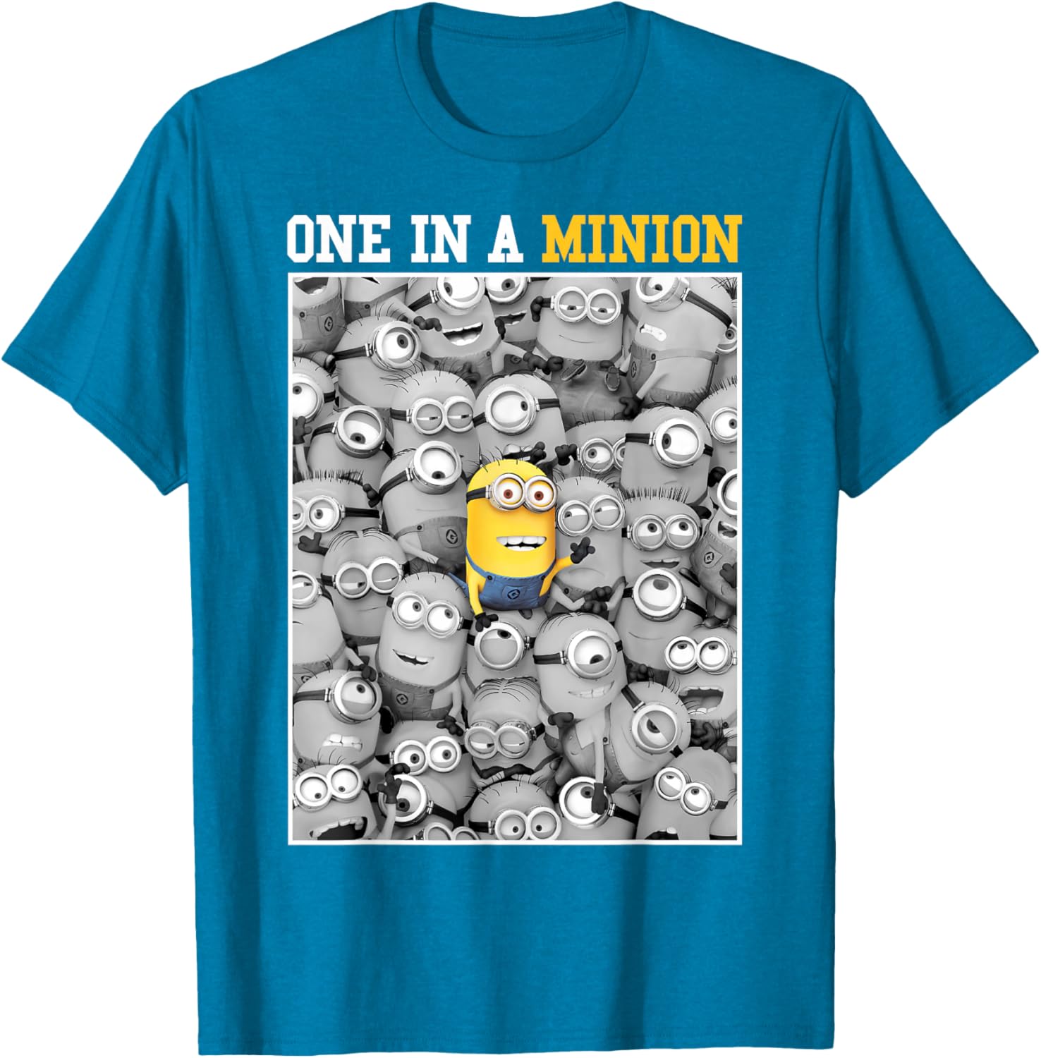 Despicable Me Minions One In A Minion Color Pop Portrait T-Shirt - 5