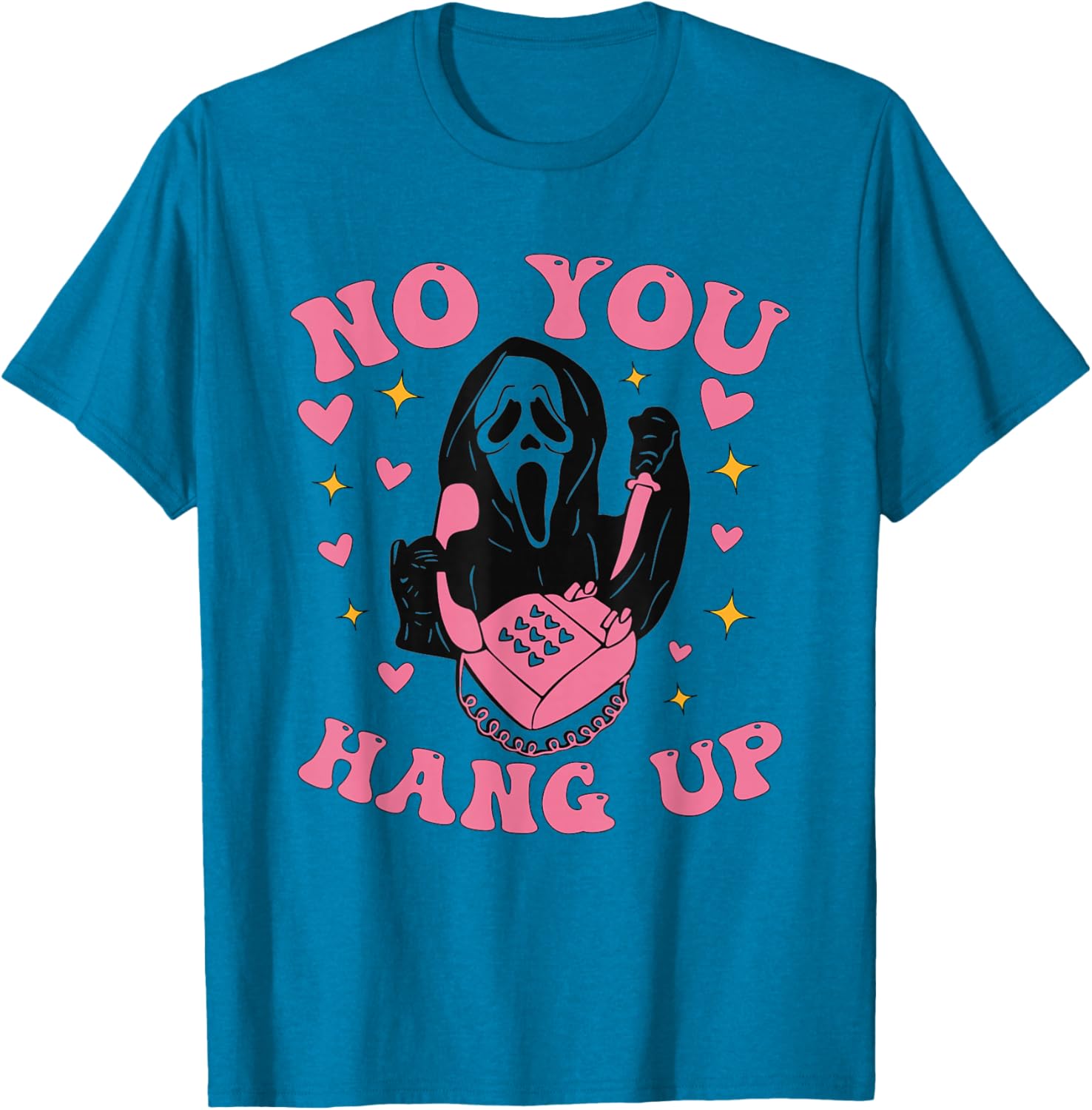 Funny Ghost Calling Halloween Costume T-Shirt Perfect for Spooky Fun - 16