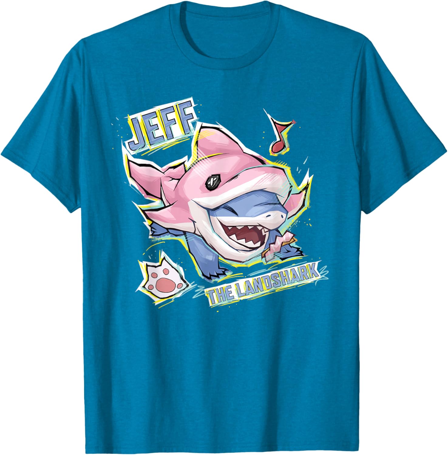 Marvel Rivals PVP Jeff the Land Shark Dolphin Skin T-Shirt for Fans - 19