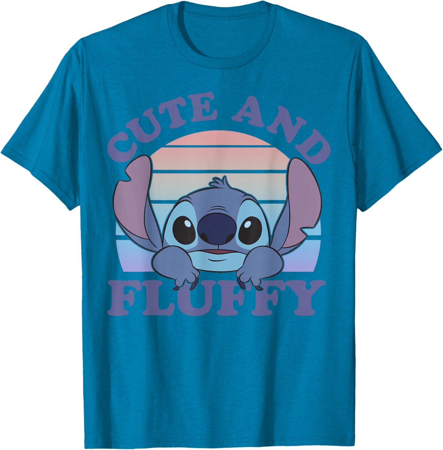 Cute Lilo & Stitch Fluffy Stitch Day Portrait T-Shirt for Disney Fans - 4