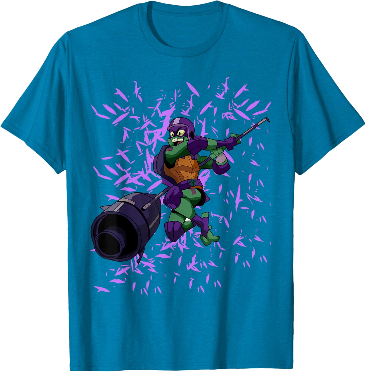 Mademark Teenage Mutant Ninja Turtles Donatello Flying Attack T-Shirt - 14