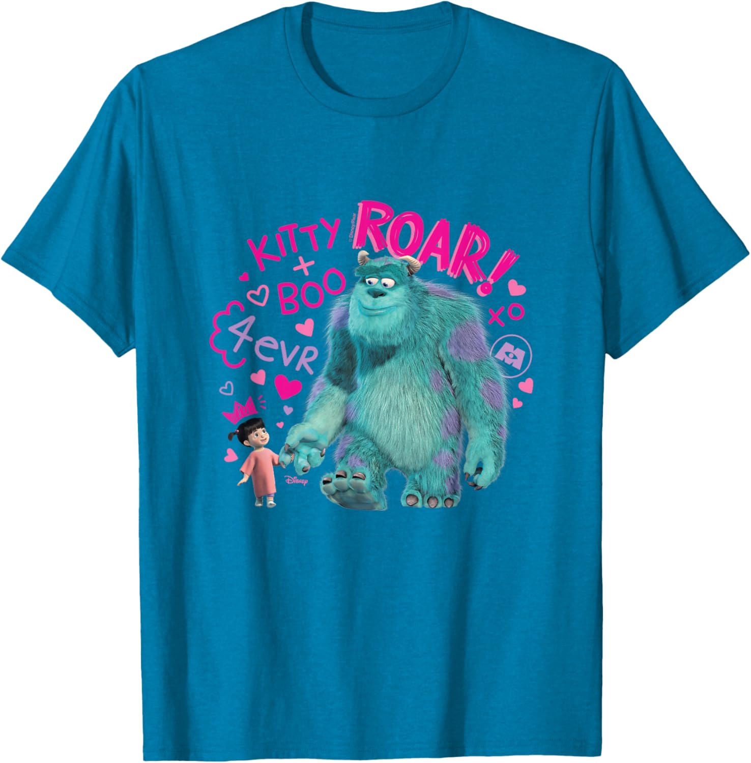 Monsters Inc Kitty and Boo Forever T-Shirt for Kids and Adults - 17