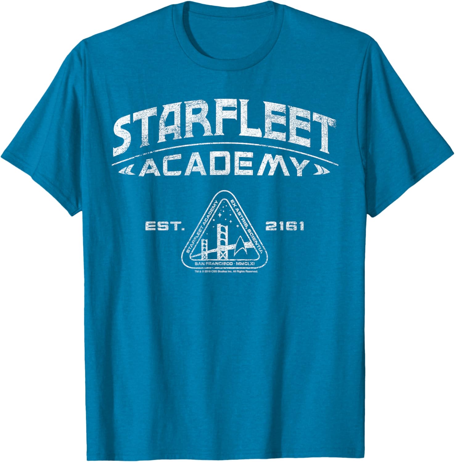 Vintage Star Trek Starfleet Academy 2161 Collegiate T-Shirt for Fans - 5
