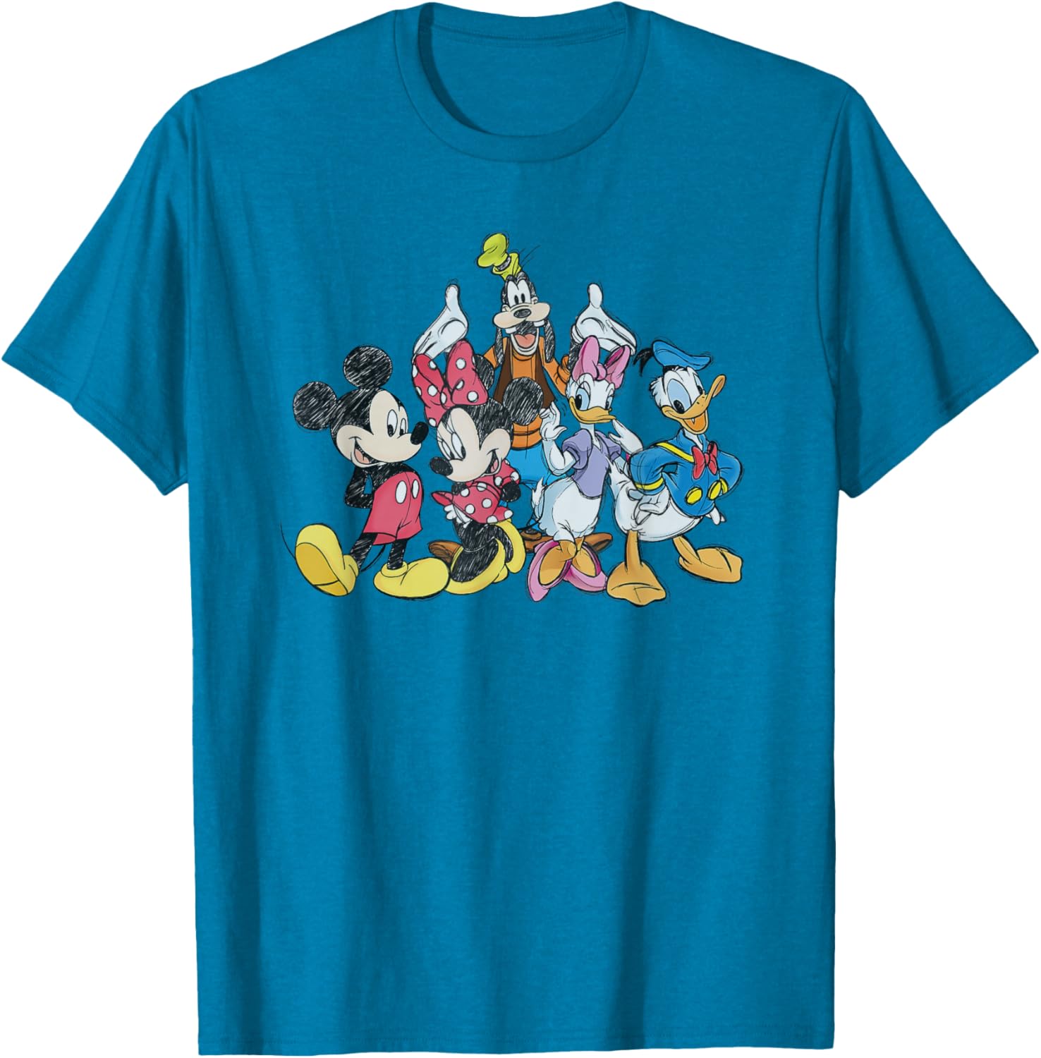 Mickey Mouse and Friends Short Sleeve T-Shirt for Kids and Adults - 7