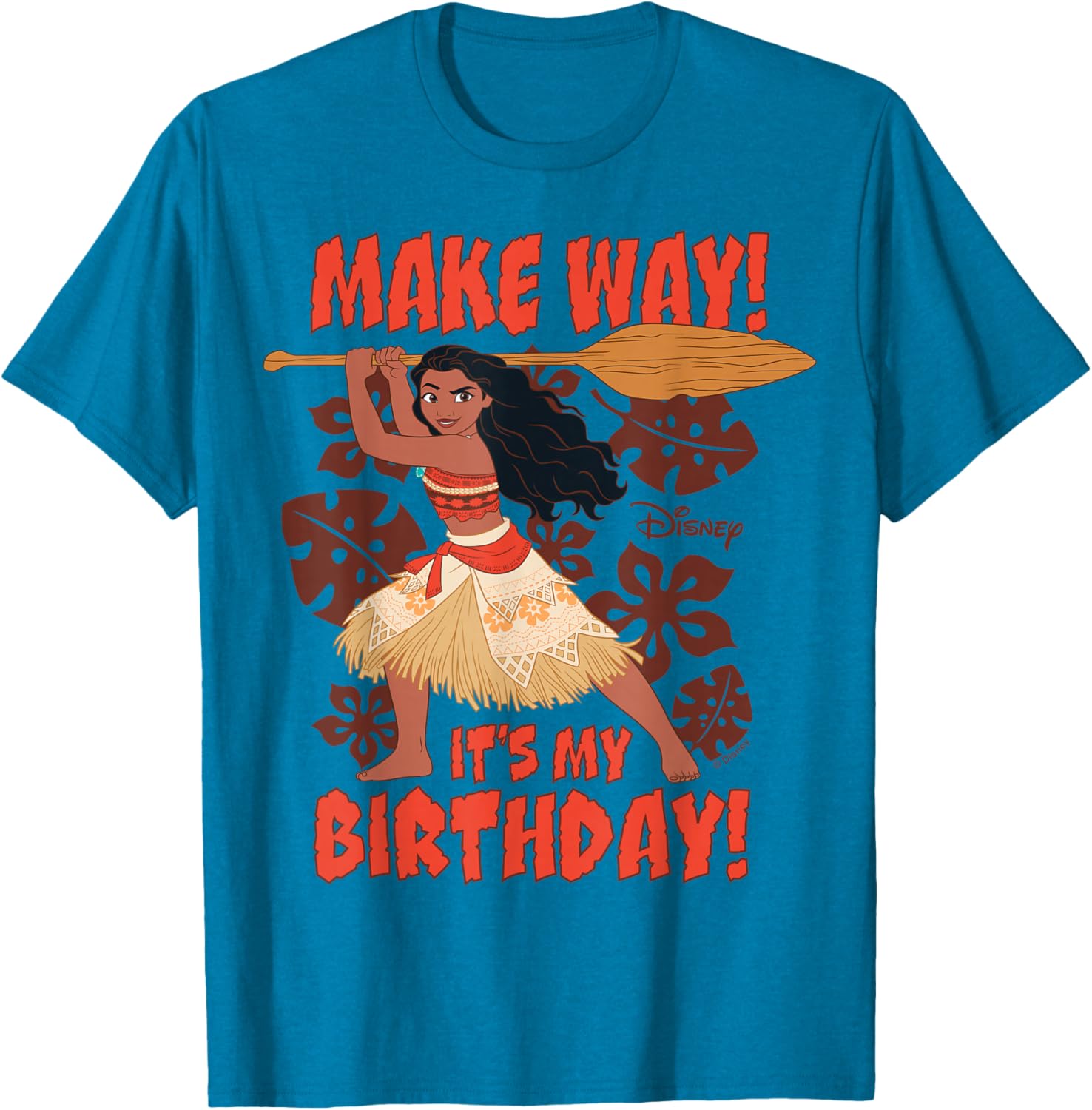 Moana Birthday T-Shirt Fun Disney Princess Apparel for Kids - 8